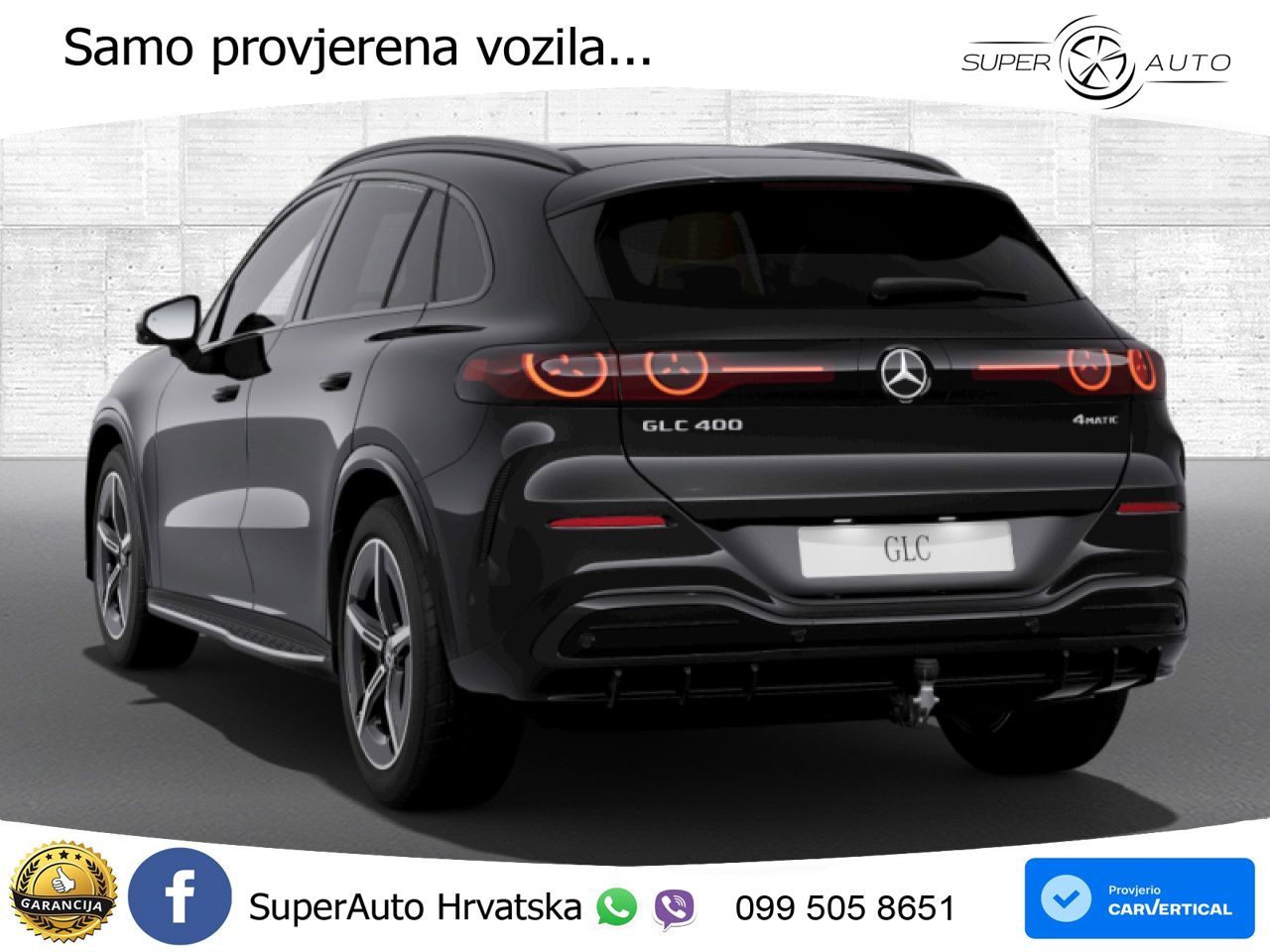 Mercedes GLC 400 94 kWh (489 KS) 4MATIC EQ Technology AMG LED+GR SJED+ACC