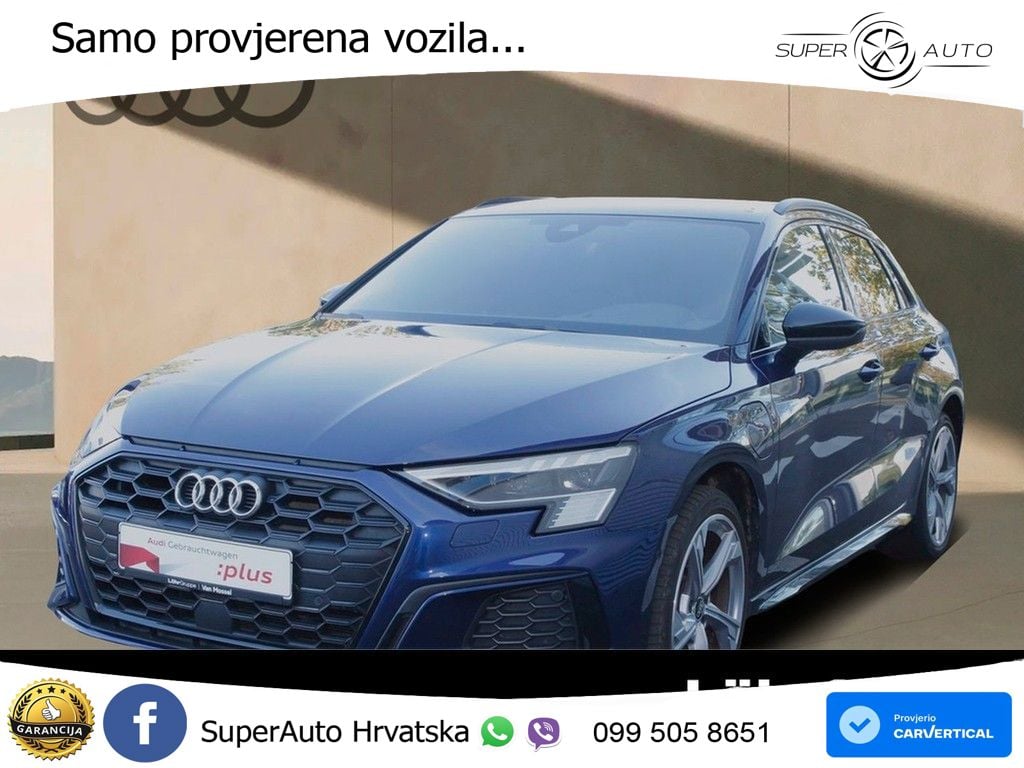 Audi A3 45 TFSIe (245 KS) S tronic S line MATRIX+GR SJED+KAM