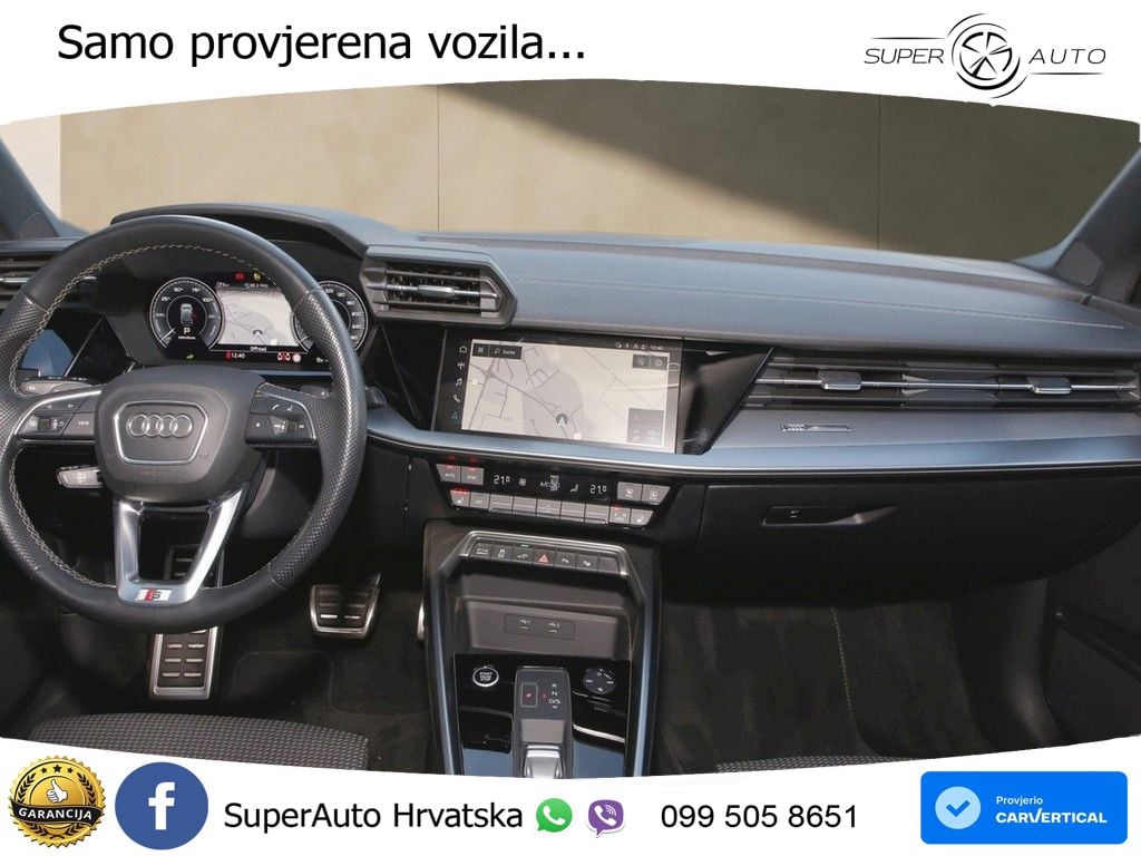 Audi A3 45 TFSIe (245 KS) S tronic S line MATRIX+GR SJED+KAM
