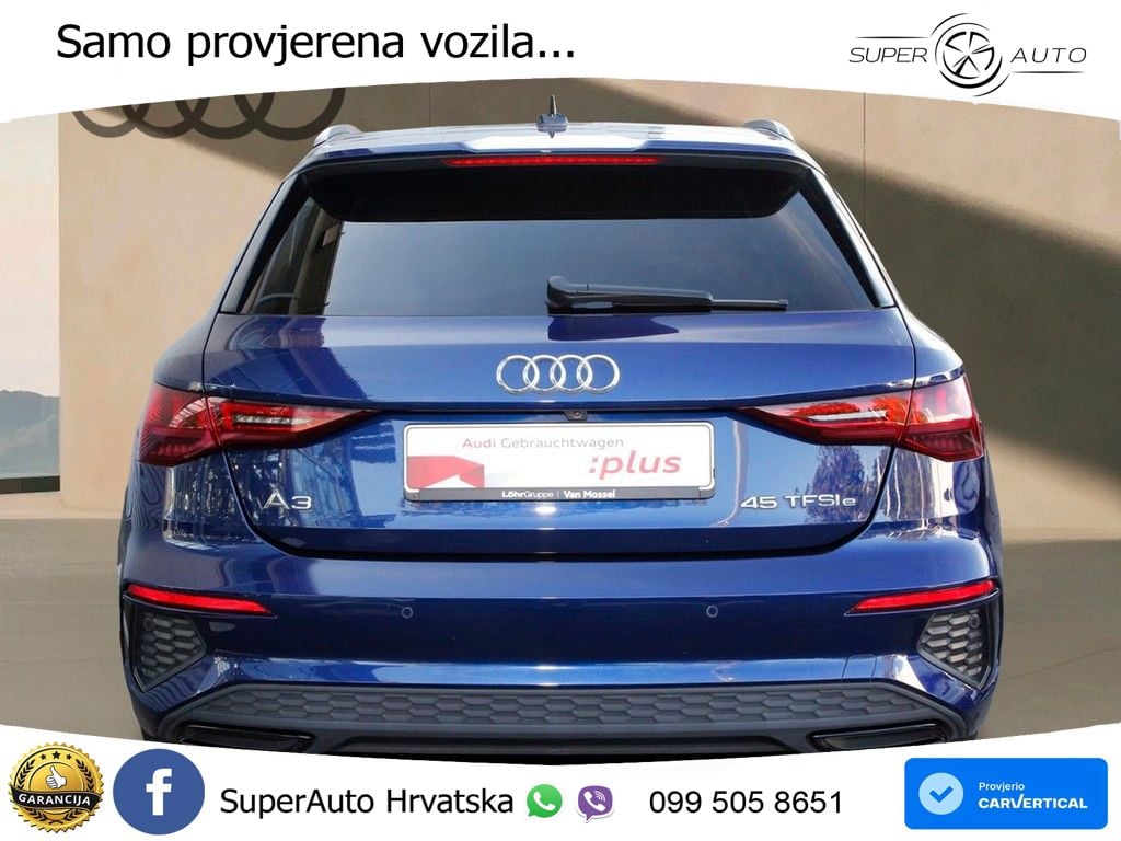 Audi A3 45 TFSIe (245 KS) S tronic S line MATRIX+GR SJED+KAM