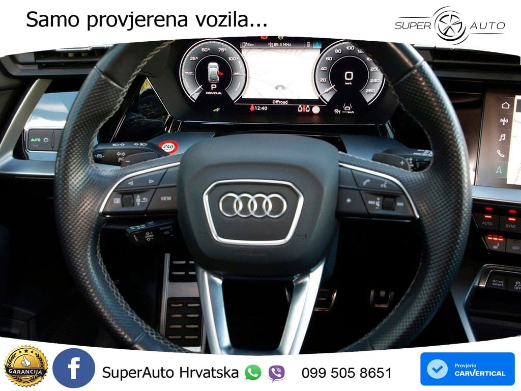 Audi A3 45 TFSIe (245 KS) S tronic S line MATRIX+GR SJED+KAM