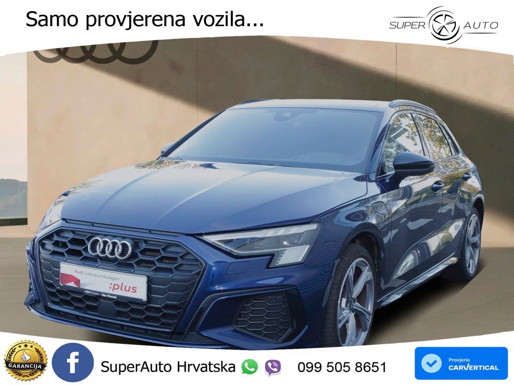 Audi A3 45 TFSIe (245 KS) S tronic S line MATRIX+GR SJED+KAM