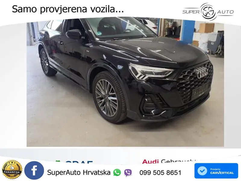 Audi Q3 Sportback 45 TFSI (245 KS) quattro S tronic S line LED+GR SJED+ACC