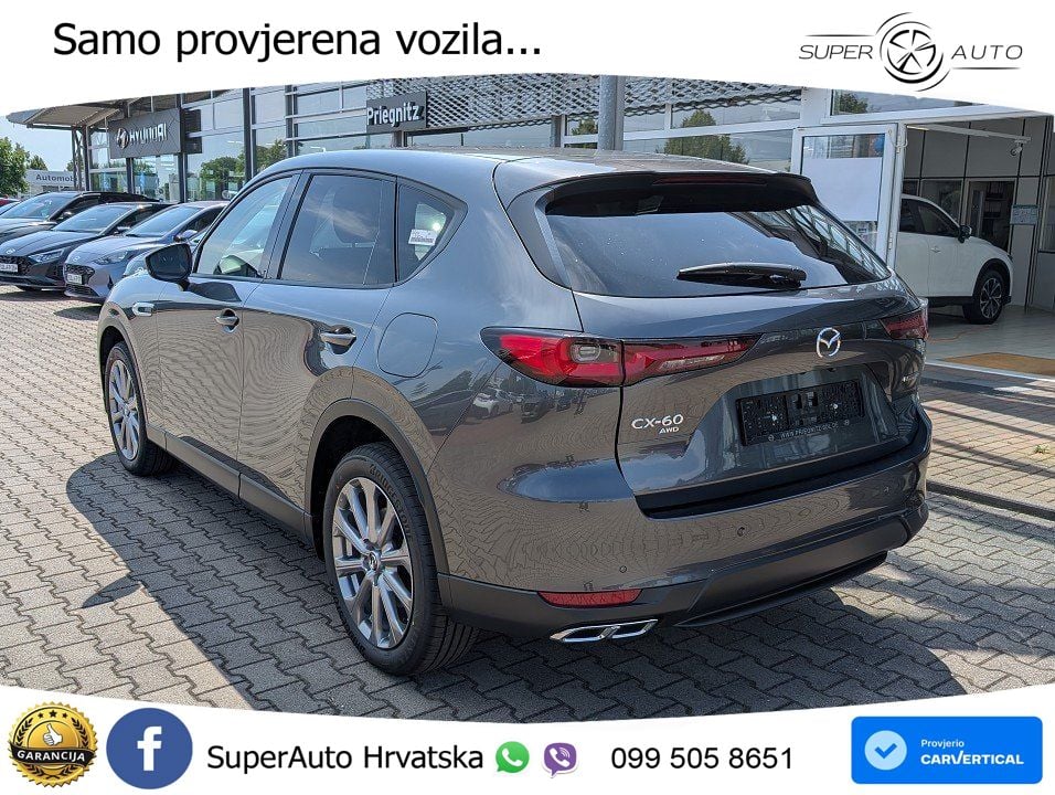 Mazda CX-60 2.5 e-Skyactiv (328 KS) AWD Automatic MATRIX+GR SJED+KAM