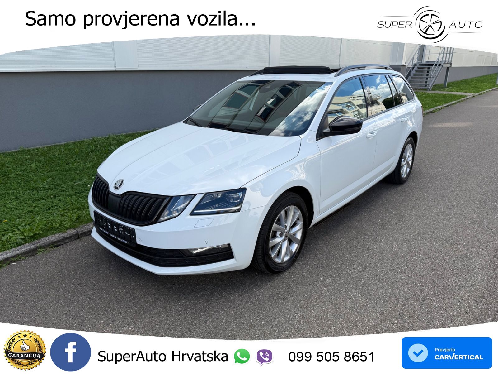 Škoda Octavia Combi 2.0 TDI (150 KS) DSG LED+GR SJED+ACC