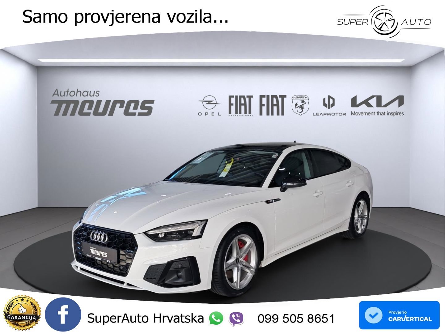 Audi A5 Sportback 45 TFSI (265 KS) quattro S tronic S line