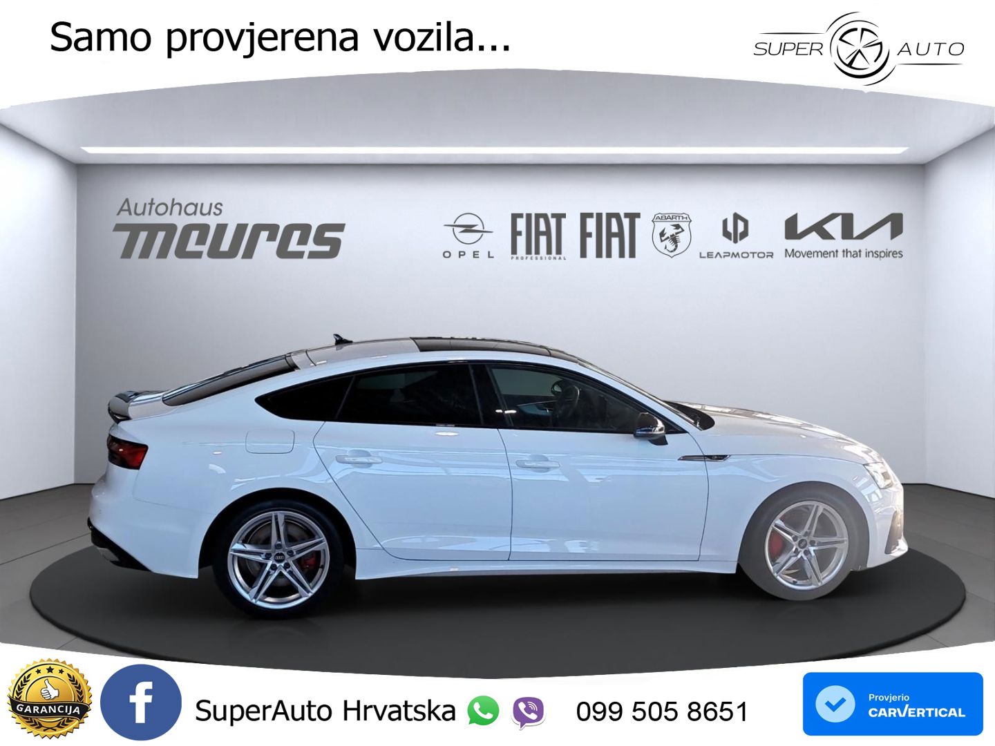 Audi A5 Sportback 45 TFSI (265 KS) quattro S tronic S line
