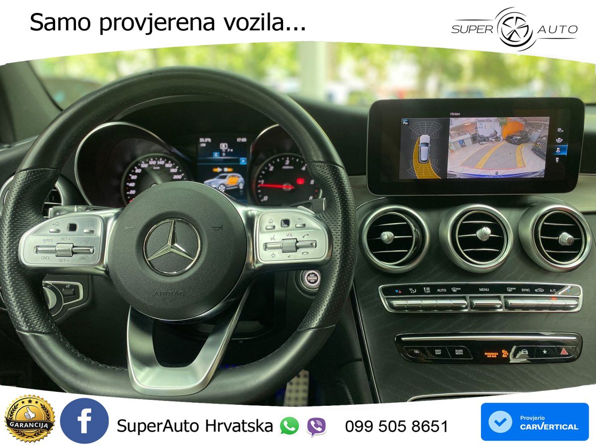 Mercedes GLC 300d (245 KS) 4MATIC G-TRONIC AMG ZRAČNI+ACC+GR SJED+KAM