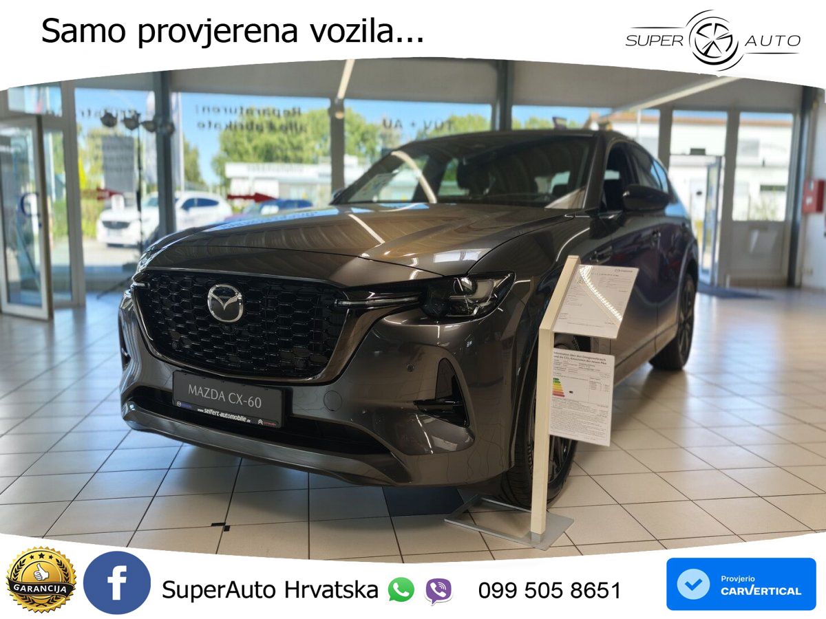 Mazda CX-60 3.3 e-Skyactiv D (254 KS) AWD Automatic MATRIX+GR SJED+KAM