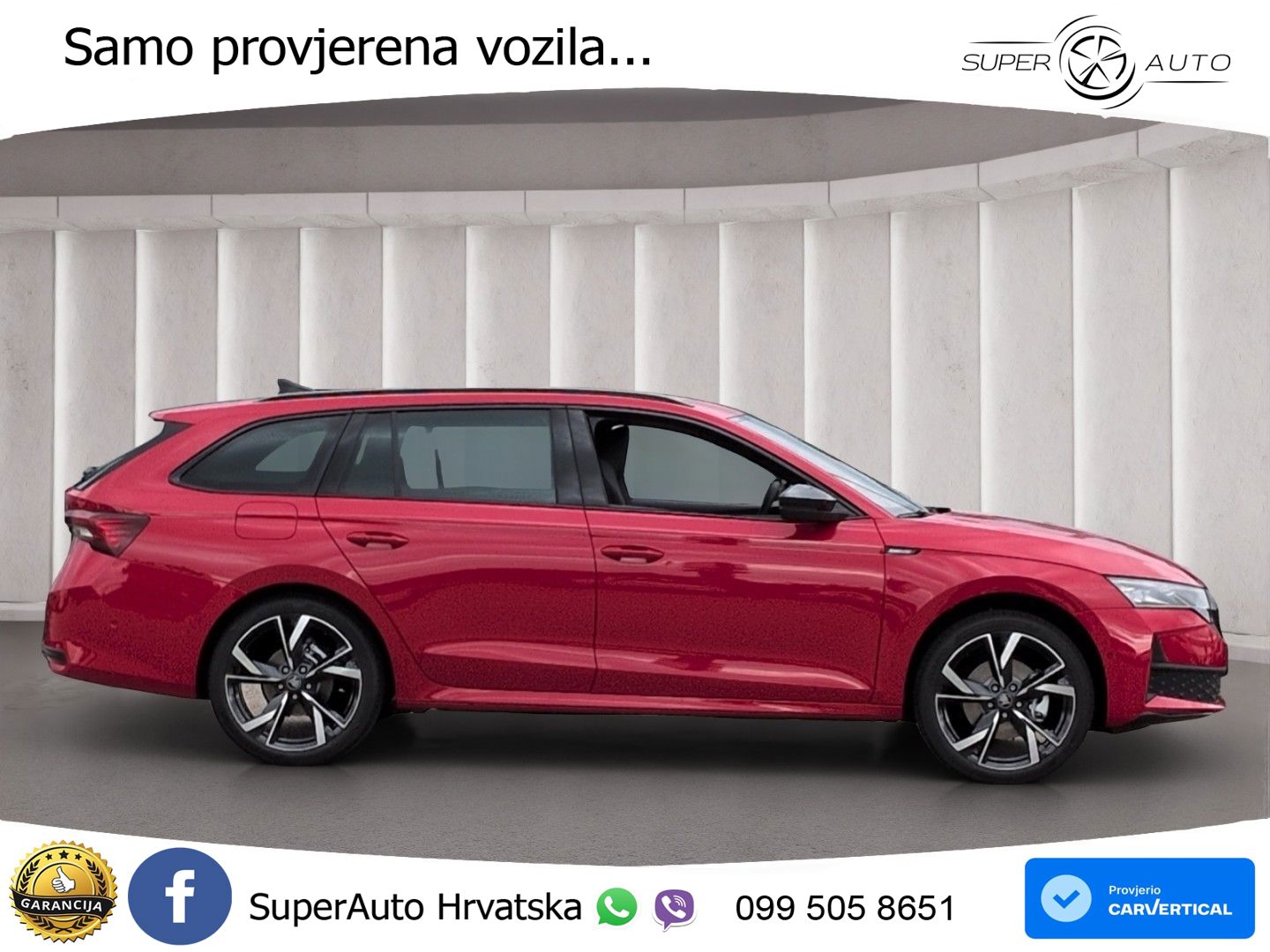 Škoda Octavia Combi 1.5 TSI (150 KS) DSG SportLine MATRIX+GR SJED+KAM