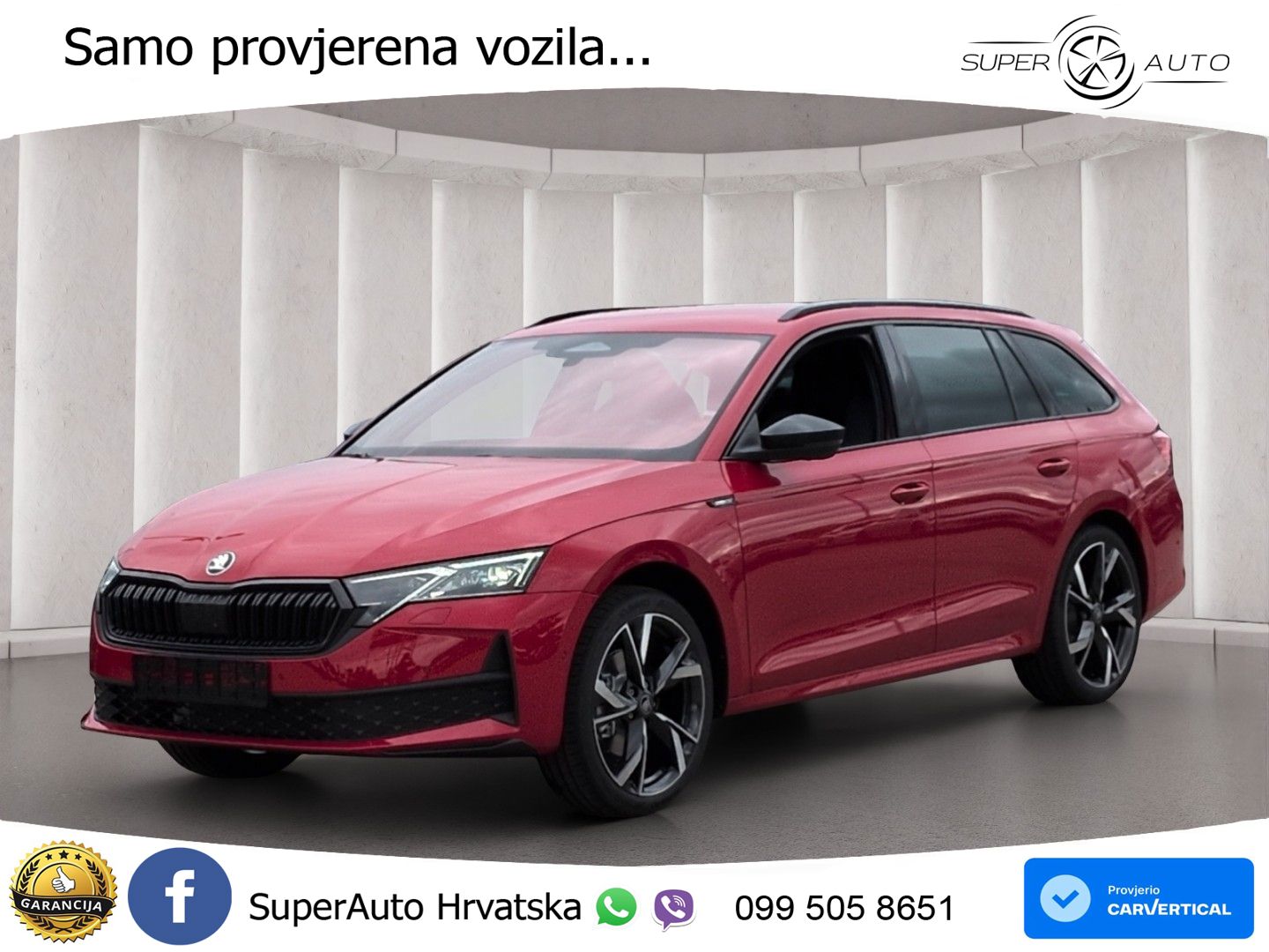 Škoda Octavia Combi 1.5 TSI (150 KS) DSG SportLine MATRIX+GR SJED+KAM