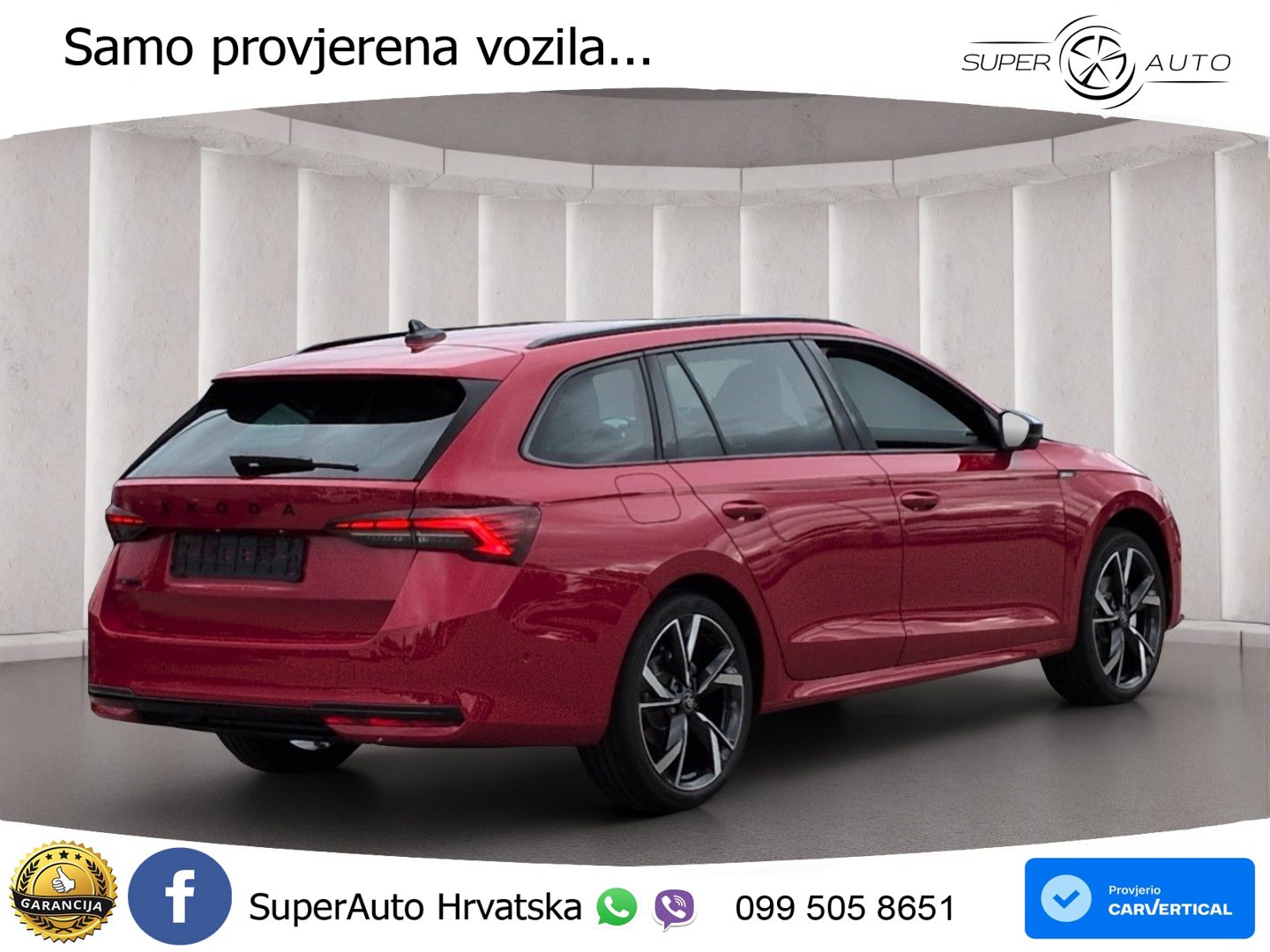 Škoda Octavia Combi 1.5 TSI (150 KS) DSG SportLine MATRIX+GR SJED+KAM