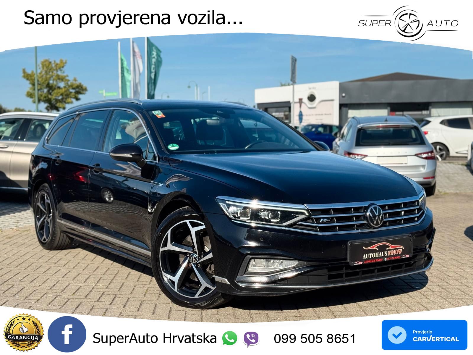 Volkswagen Passat Variant 2.0 TSI (190 KS) DSG R-Line LED+GR SJED+ACC