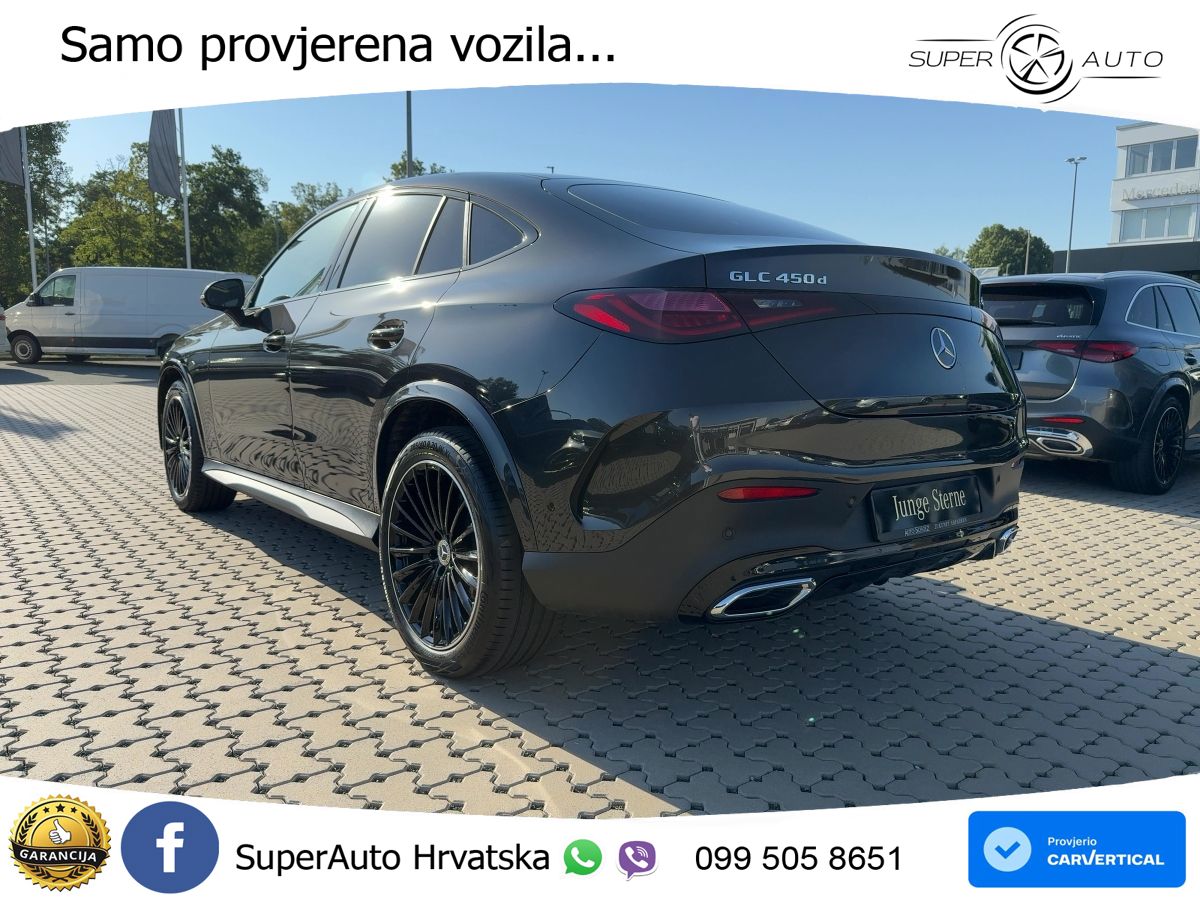 Mercedes GLC Coupe 450d (367 KS) 4MATIC 9G-TRONIC AMG ACC+GR SJED+360+PANO
