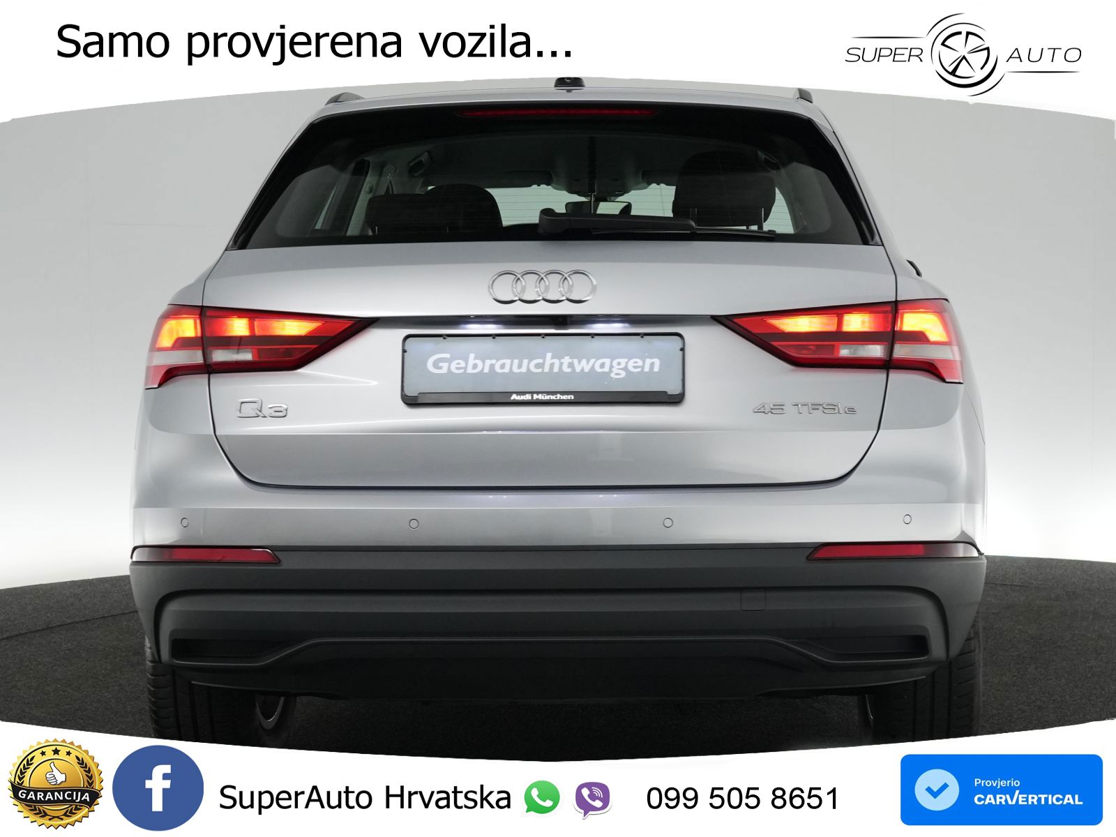 Audi Q3 45 TFSIe (245 KS) S tronic LED+GR SJED+ACC