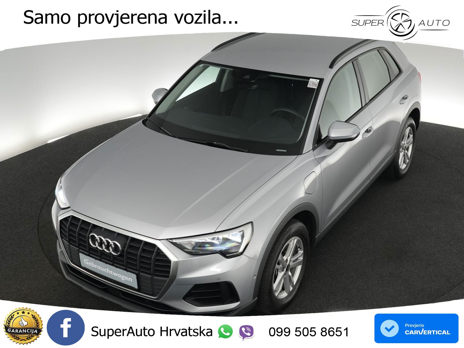Audi Q3 45 TFSIe (245 KS) S tronic LED+GR SJED+ACC