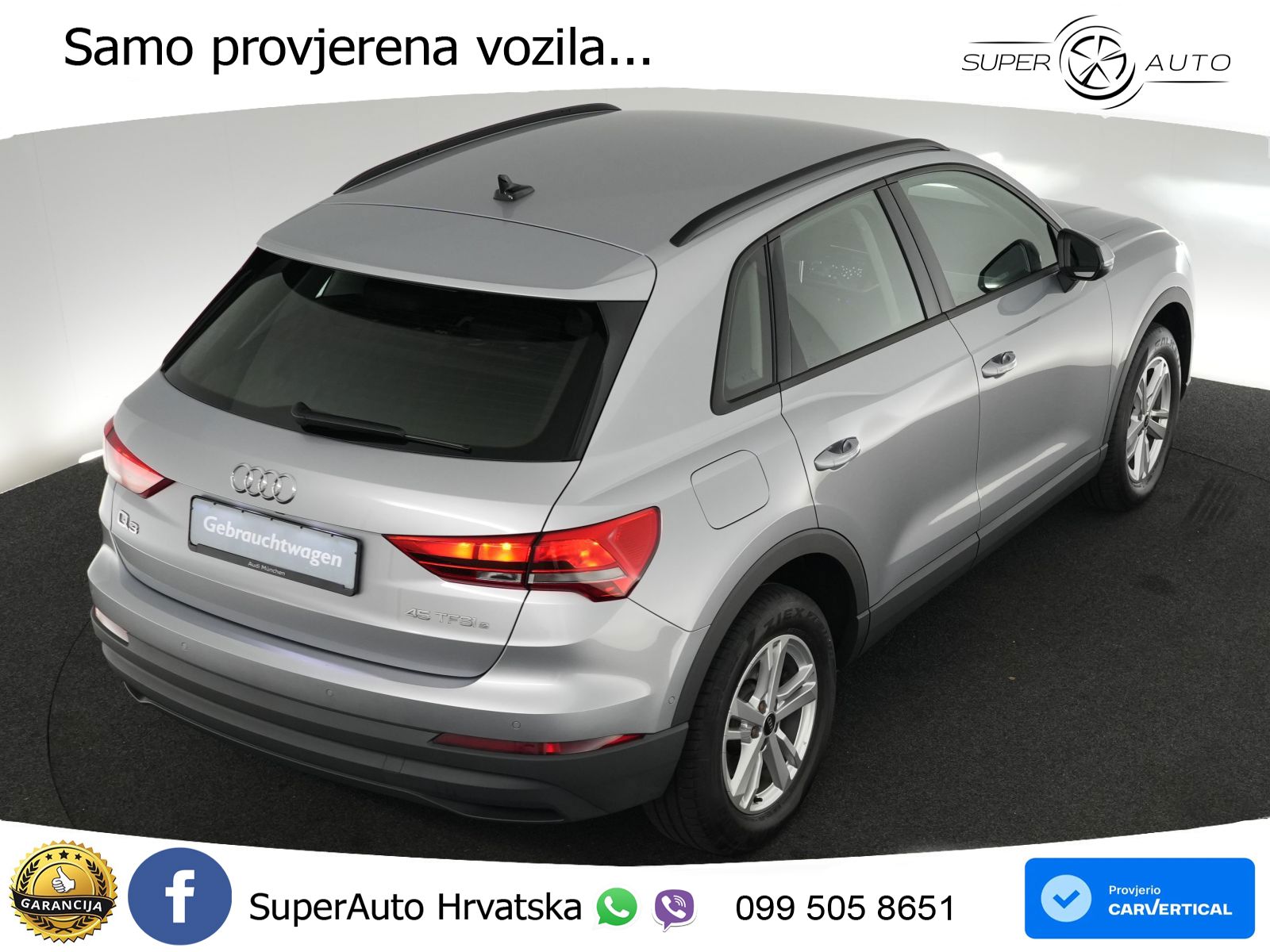Audi Q3 45 TFSIe (245 KS) S tronic LED+GR SJED+ACC