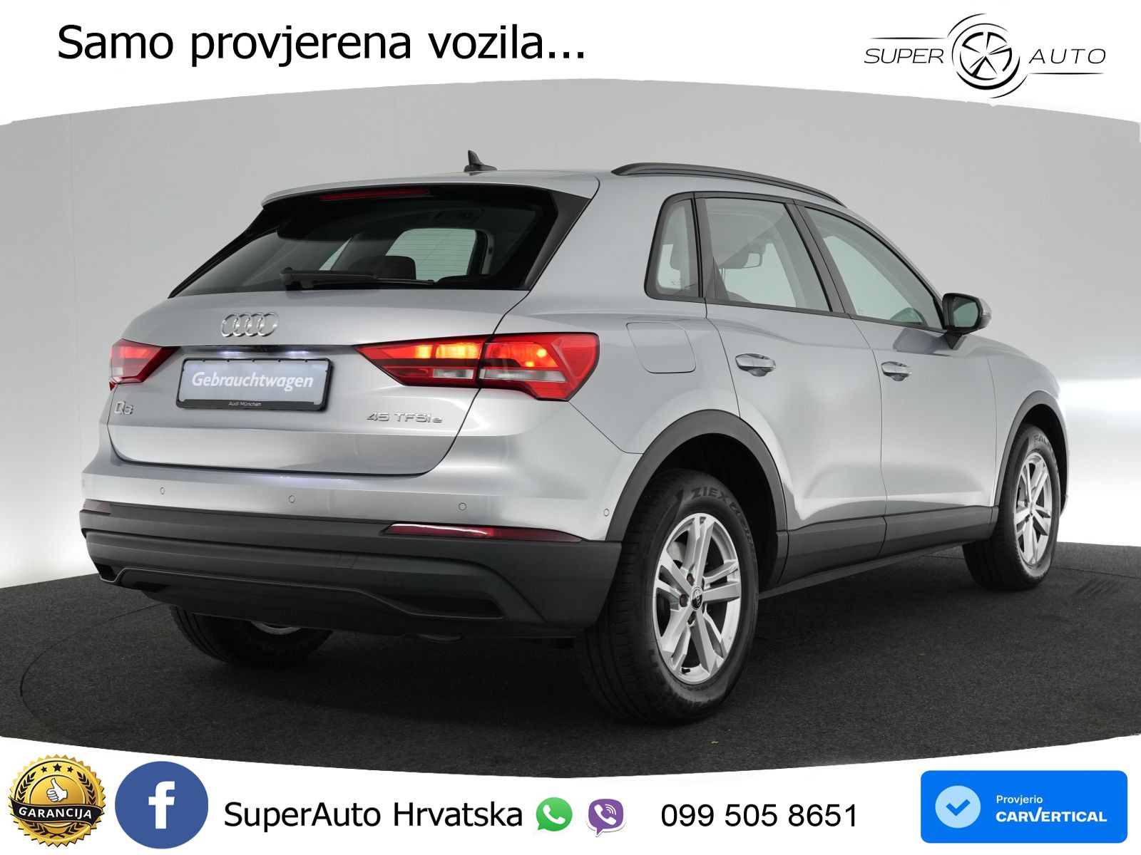 Audi Q3 45 TFSIe (245 KS) S tronic LED+GR SJED+ACC