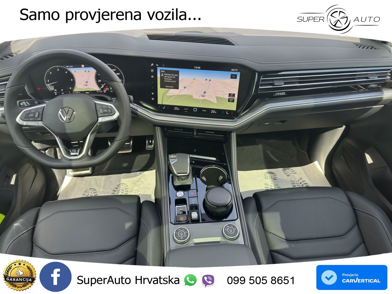 Volkswagen Touareg 3.0 V6 TDI (286 KS) 4MOTION Tiptronic ZRAČNI+ACC+GR SJED+KAM+PANO
