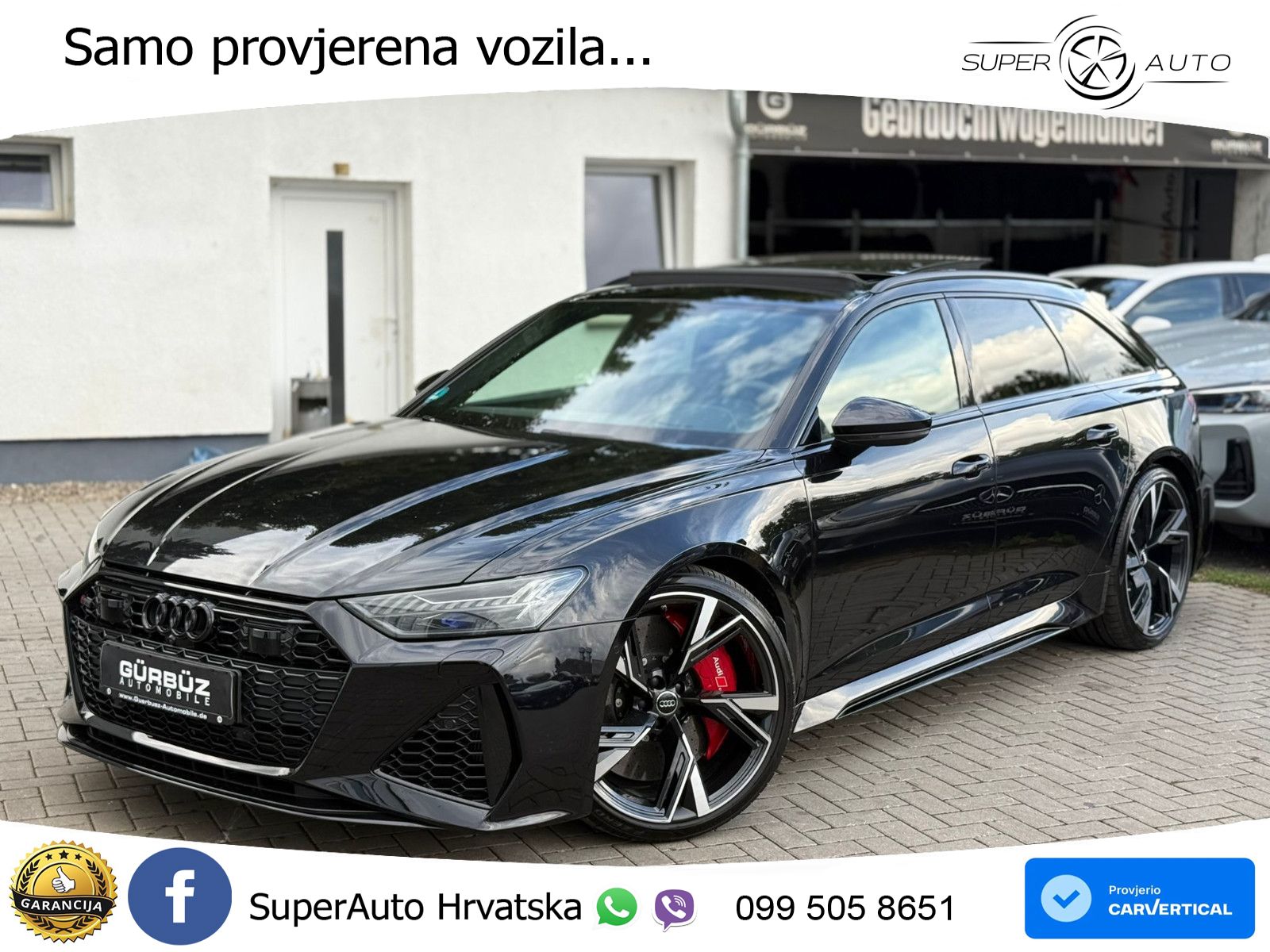 Audi RS6 Avant 4.0 TFSI V8 (600 KS) quattro Tiptronic LED+GR SJED+ACC