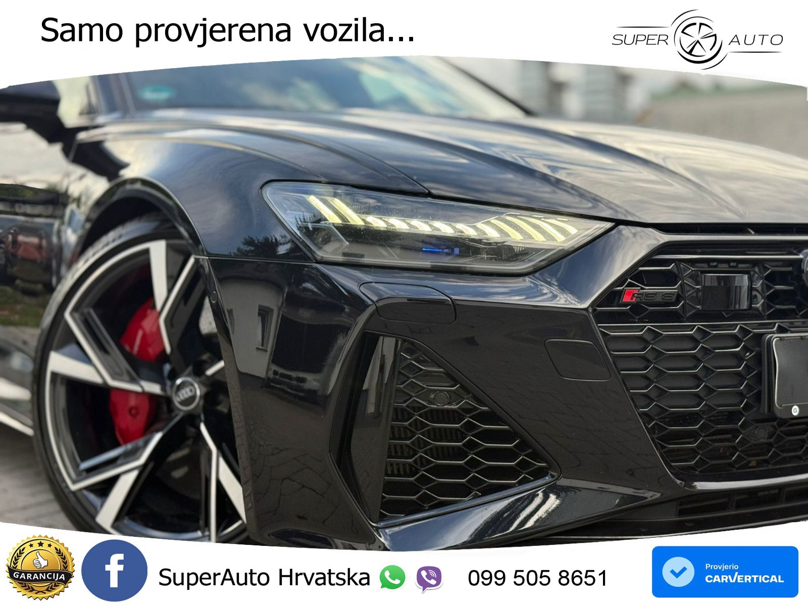 Audi RS6 Avant 4.0 TFSI V8 (600 KS) quattro Tiptronic LED+GR SJED+ACC