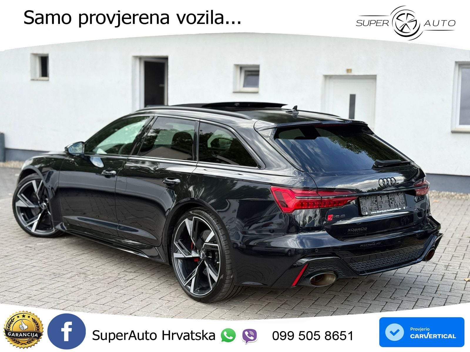 Audi RS6 Avant 4.0 TFSI V8 (600 KS) quattro Tiptronic LED+GR SJED+ACC