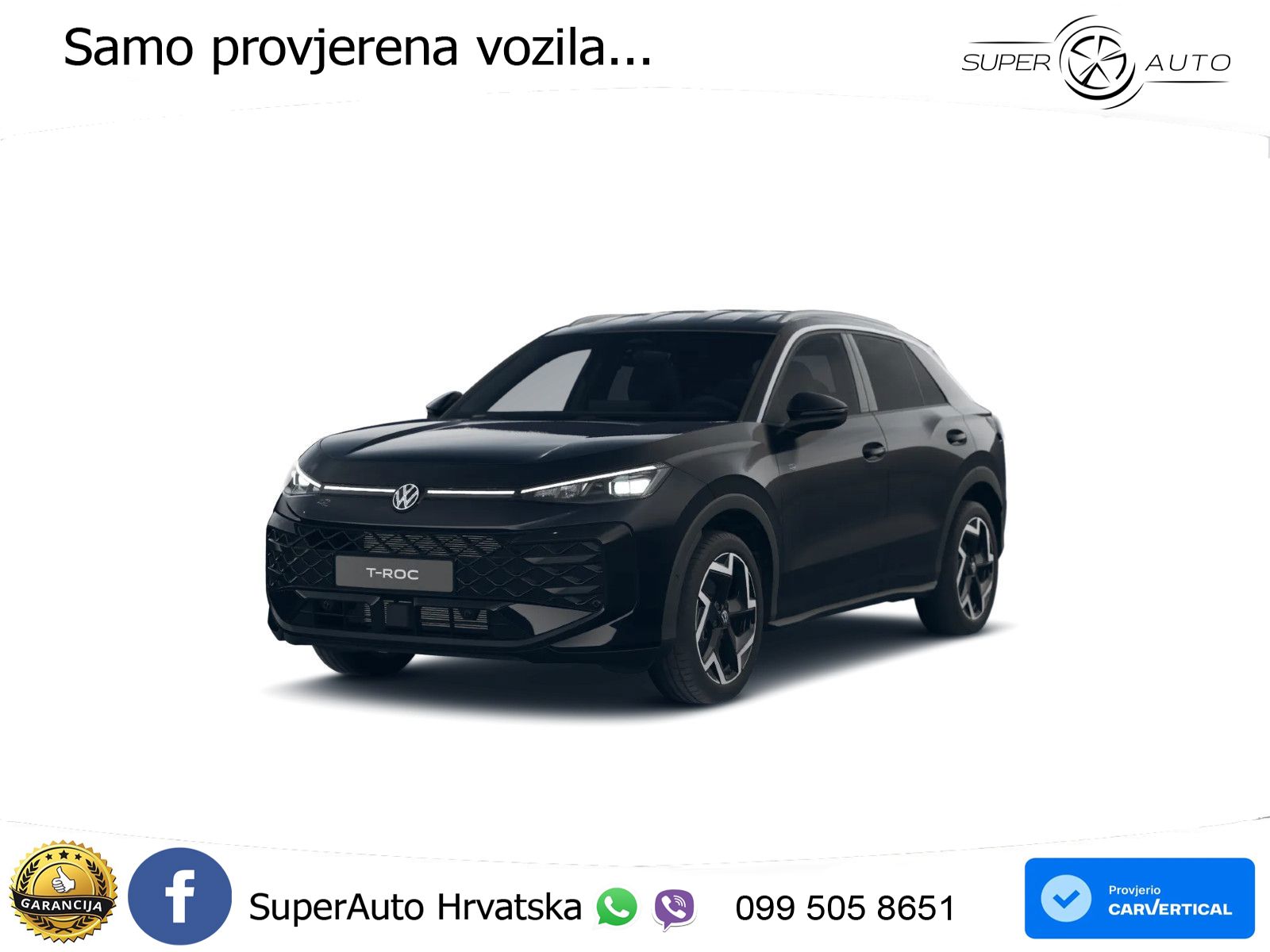 Volkswagen T-Roc 1.5 eTSI (150 KS)  DSG R-Line LED+GR SJED+ACC