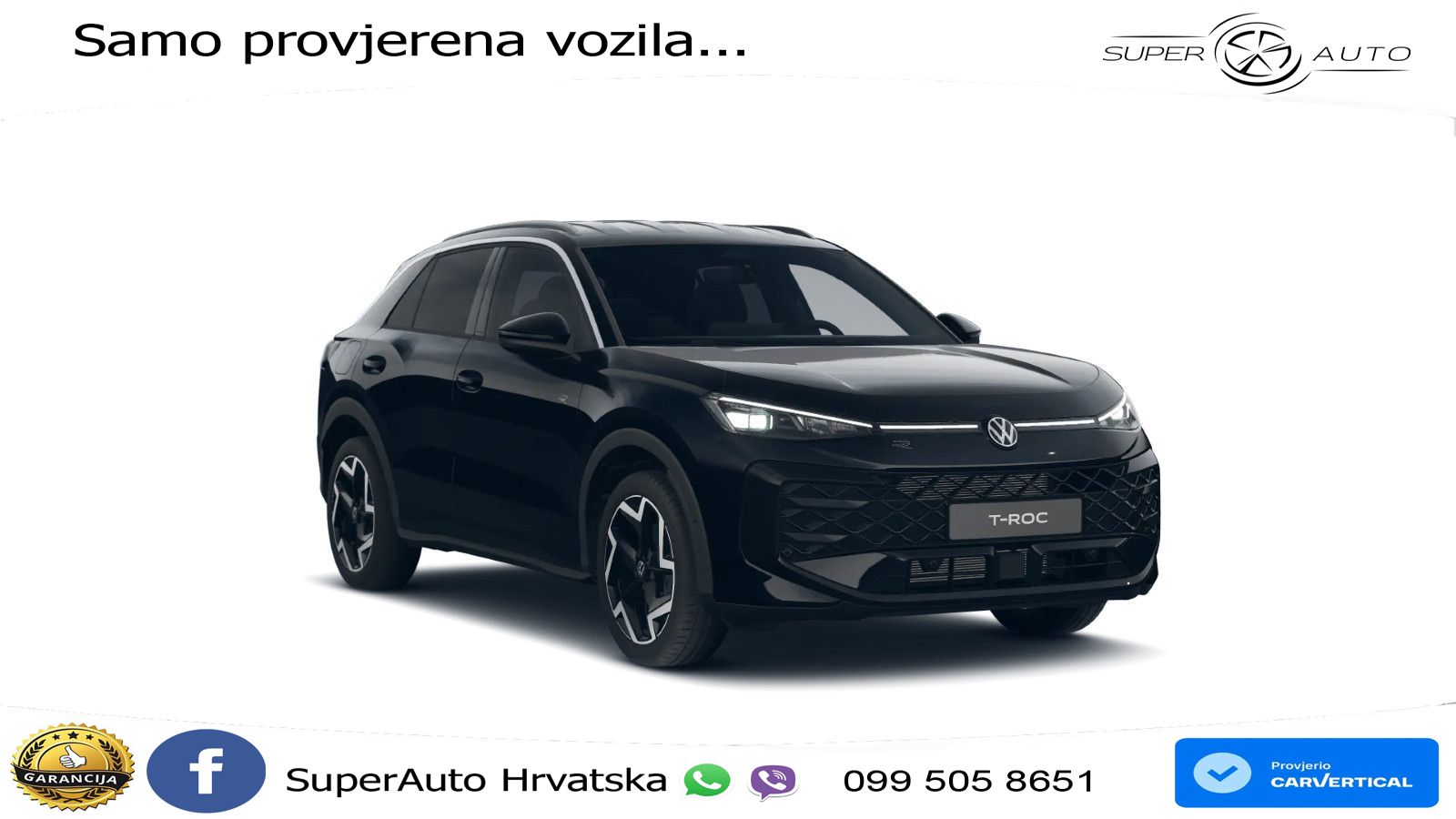 Volkswagen T-Roc 1.5 eTSI (150 KS)  DSG R-Line LED+GR SJED+ACC