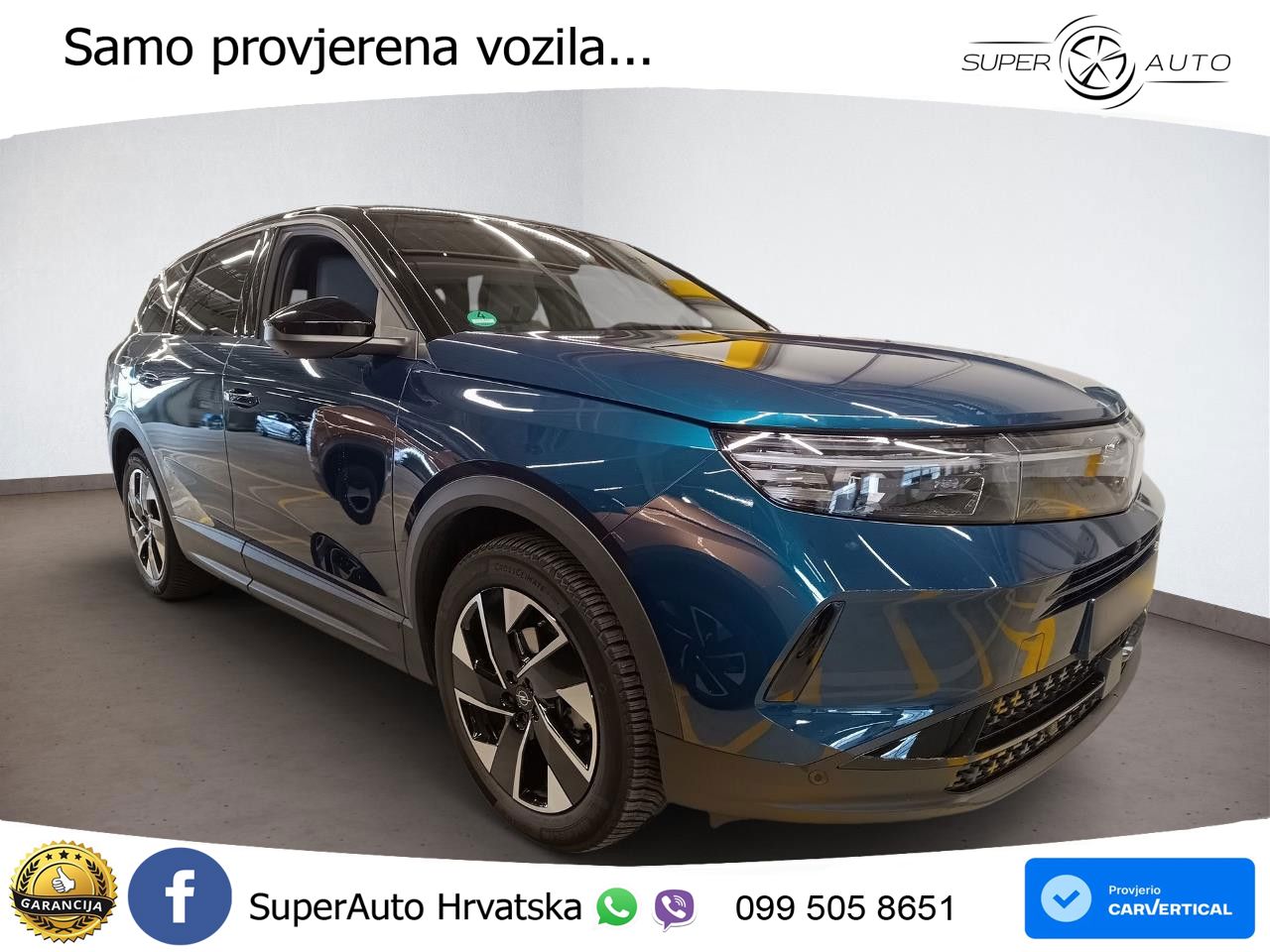 Opel Grandland 1.2 Turbo (145 KS) Hybrid eDCT GS LED+GR SJED+ACC