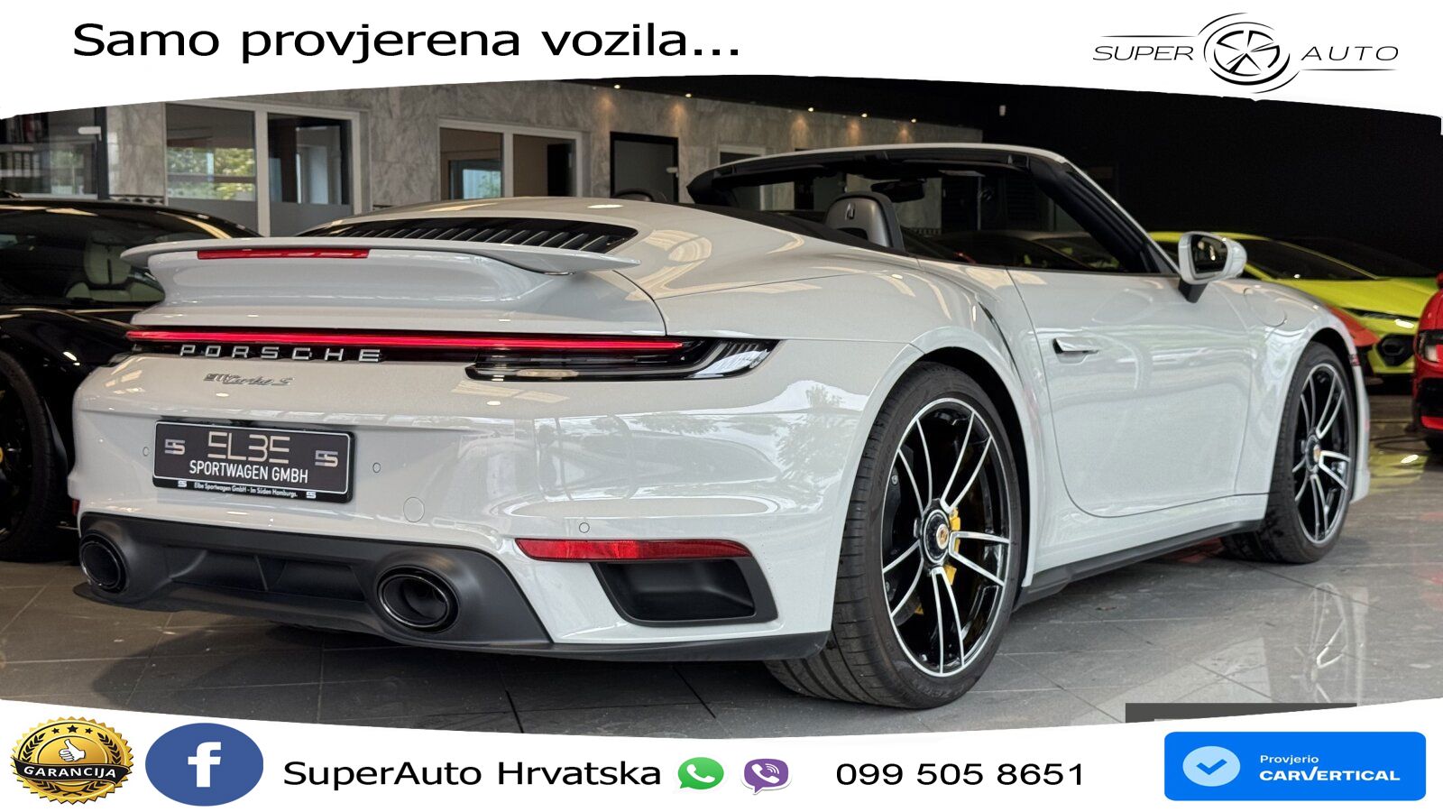 Porsche 911 Turbo S Cabriolet 3.8 (650 KS) PDK MATRIX+GR SJED+KAM