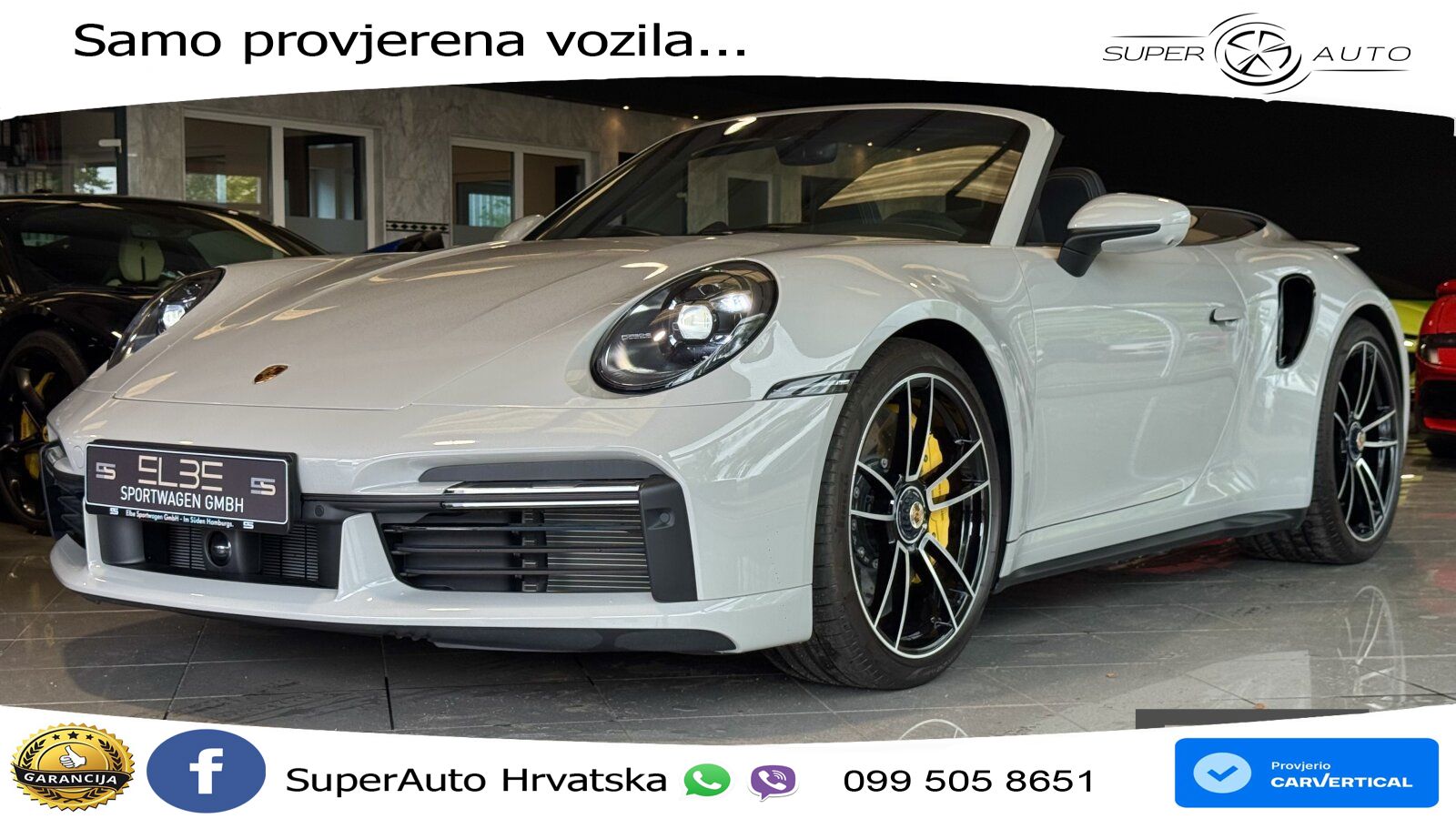 Porsche 911 Turbo S Cabriolet 3.8 (650 KS) PDK MATRIX+GR SJED+KAM