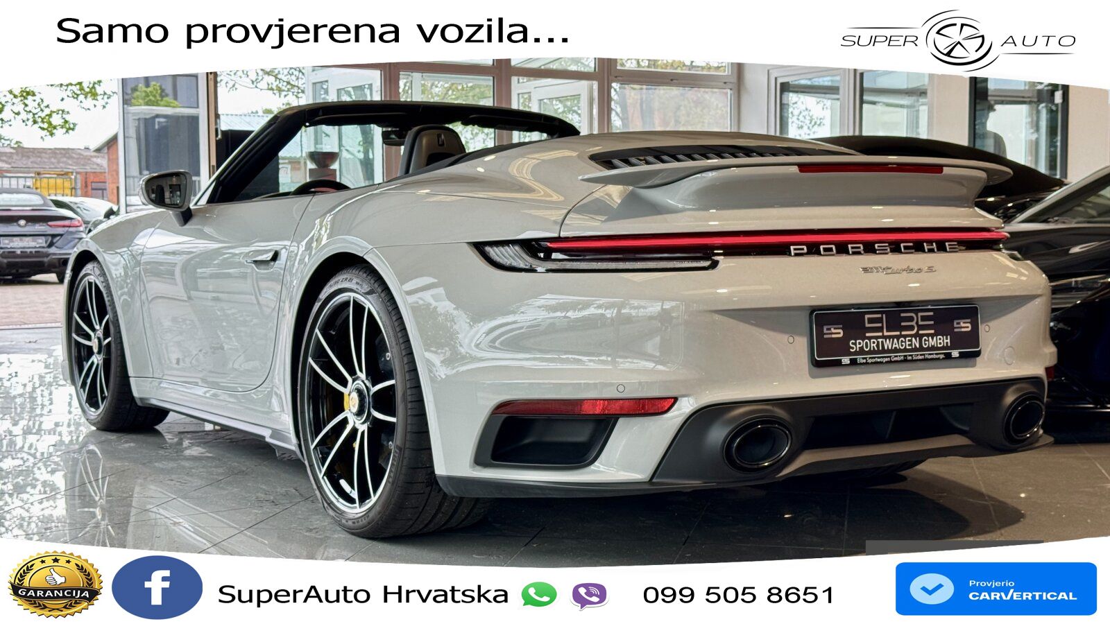 Porsche 911 Turbo S Cabriolet 3.8 (650 KS) PDK MATRIX+GR SJED+KAM