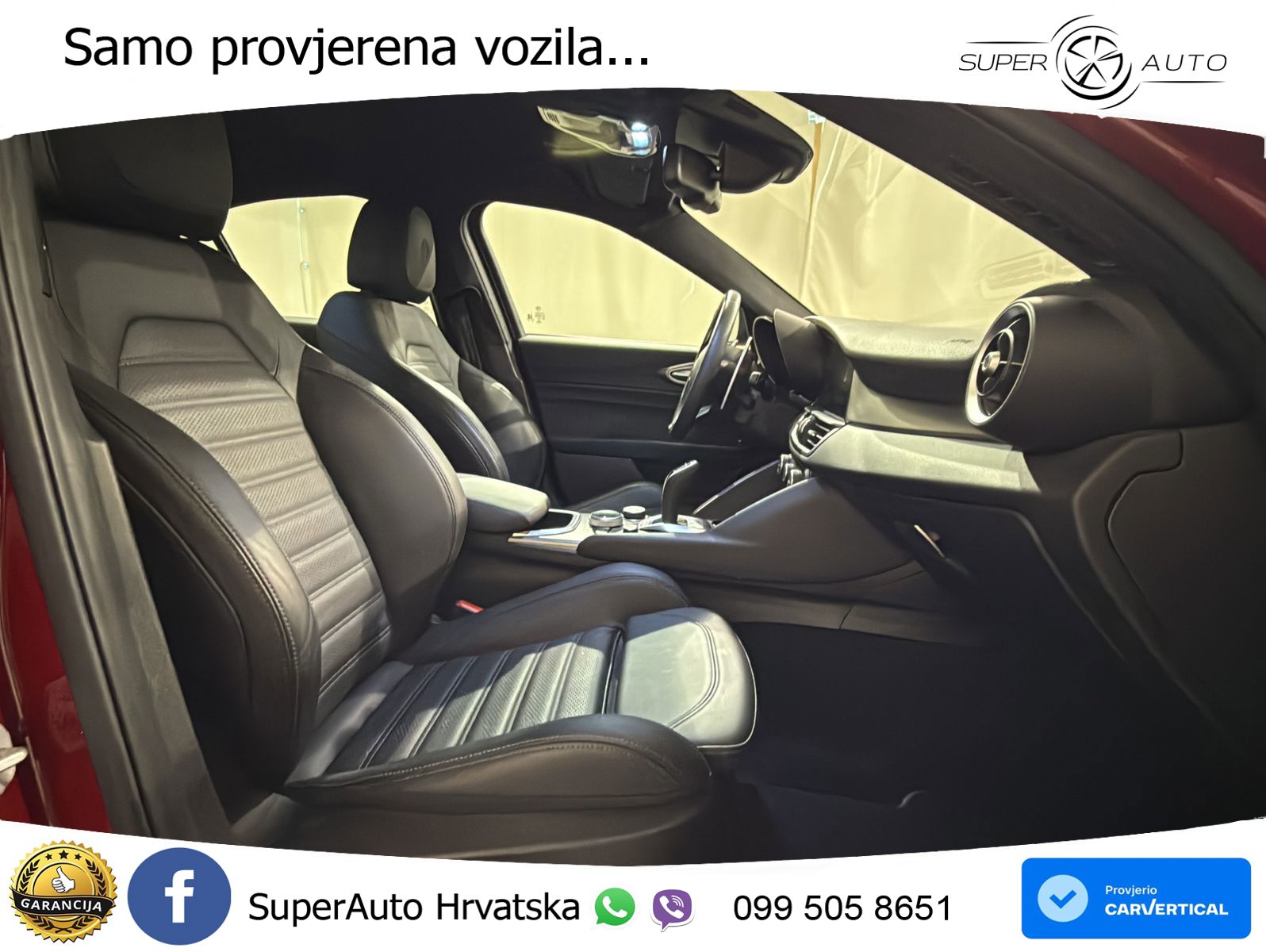 Alfa Romeo Giulia 2.0 Turbo (280 KS) Q4 Automatic LED+GR SJED+ACC