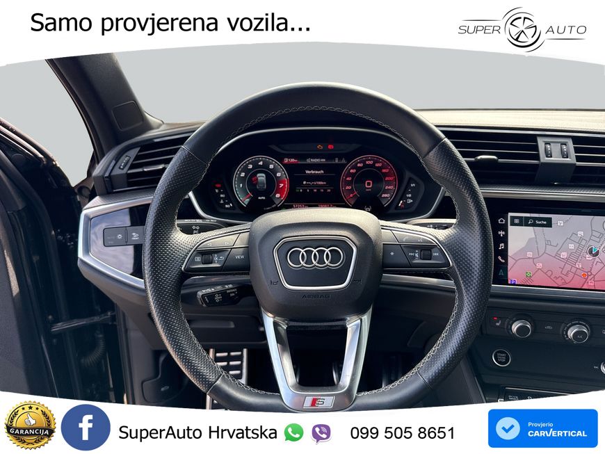 Audi Q3 II Sportback 35 TFSI (150 KS) S line LED+GR SJED+ACC