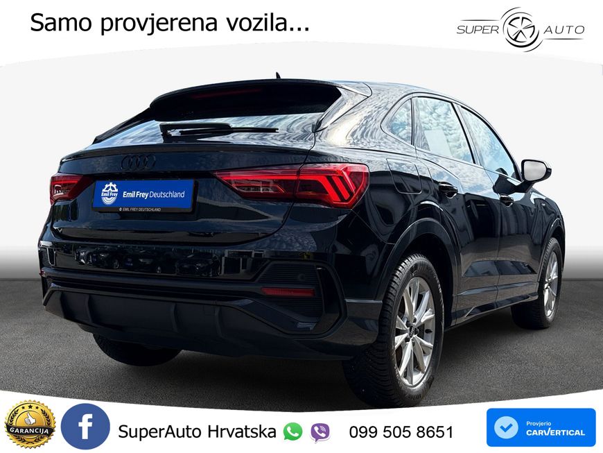Audi Q3 II Sportback 35 TFSI (150 KS) S line LED+GR SJED+ACC