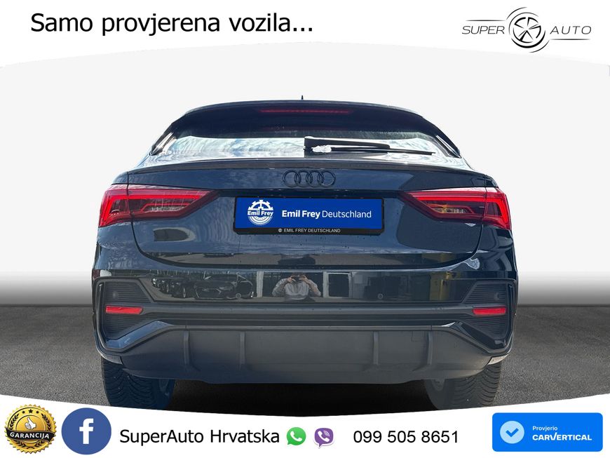 Audi Q3 II Sportback 35 TFSI (150 KS) S line LED+GR SJED+ACC