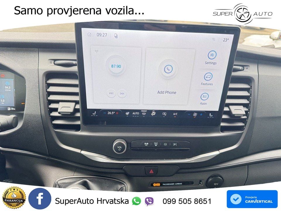 Ford Transit 2,0 Ecoblue 350 L3 Doka Pritsche Trend 131 KS