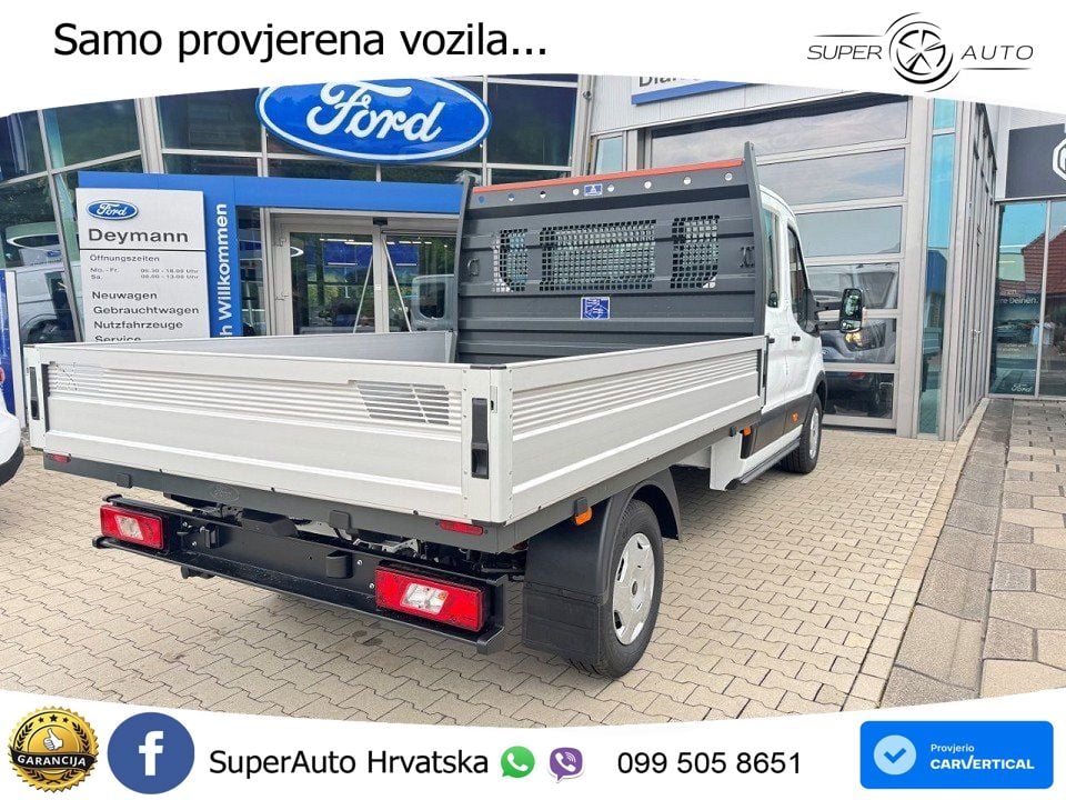 Ford Transit 2,0 Ecoblue 350 L3 Doka Pritsche Trend 131 KS