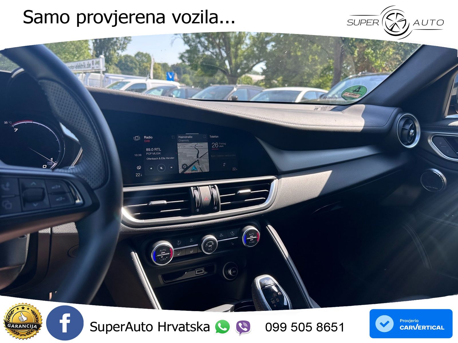 Alfa Romeo Giulia 2.0 Turbo (280 KS) Q4 Automatic LED+GR SJED+ACC
