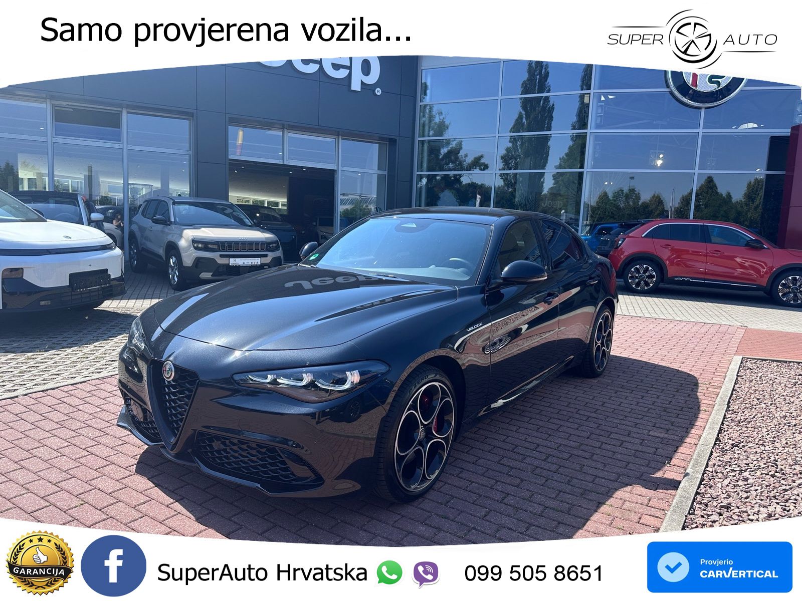 Alfa Romeo Giulia 2.0 Turbo (280 KS) Q4 Automatic LED+GR SJED+ACC