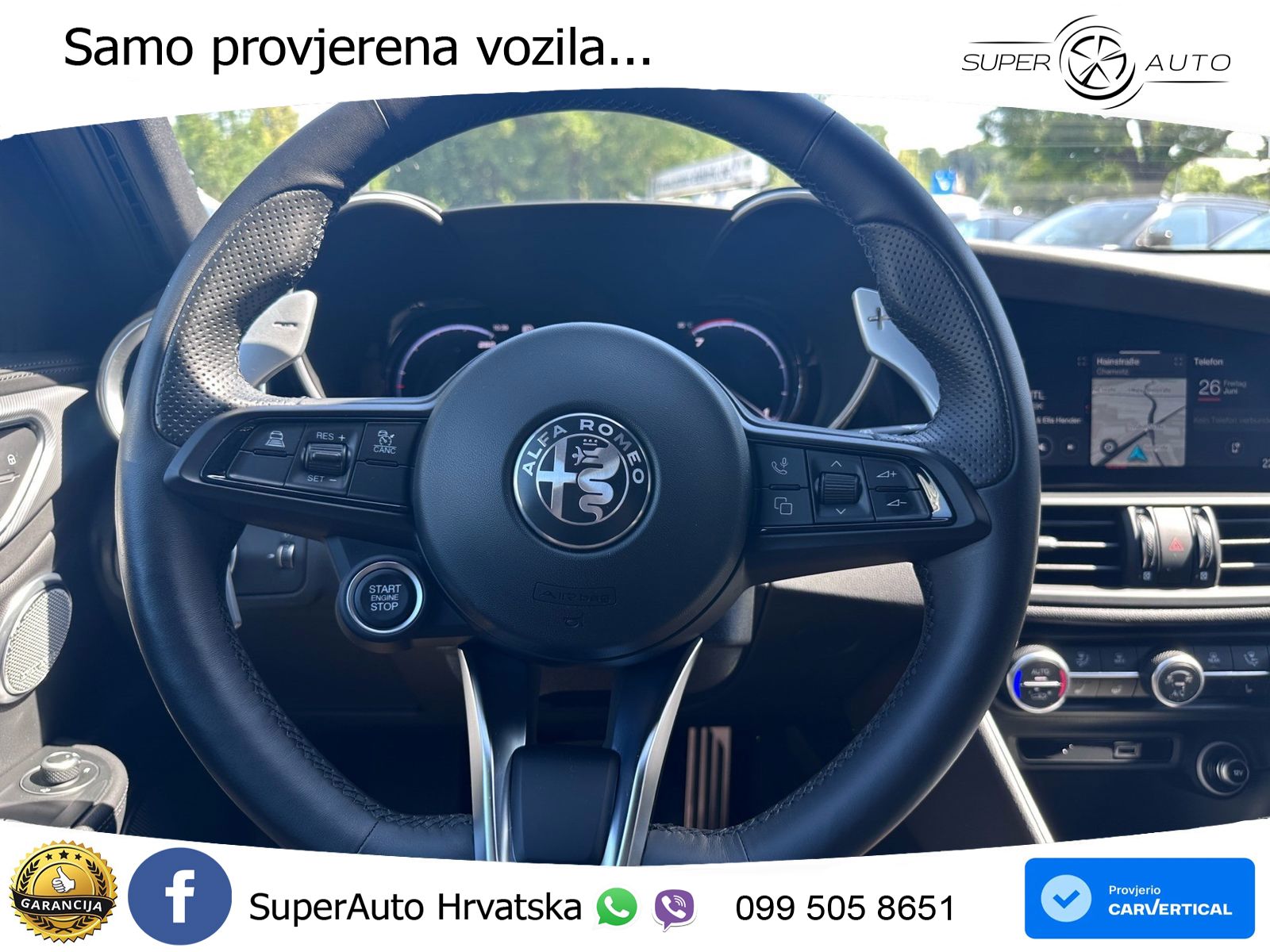 Alfa Romeo Giulia 2.0 Turbo (280 KS) Q4 Automatic LED+GR SJED+ACC