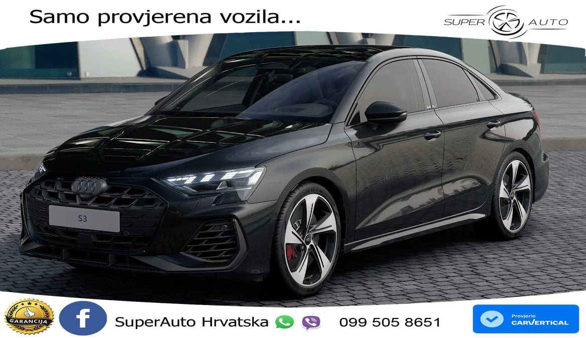 Audi S3 Limuzina 2.0 TFSI (333 KS) quattro S tronic LED+GR SJED+ACC