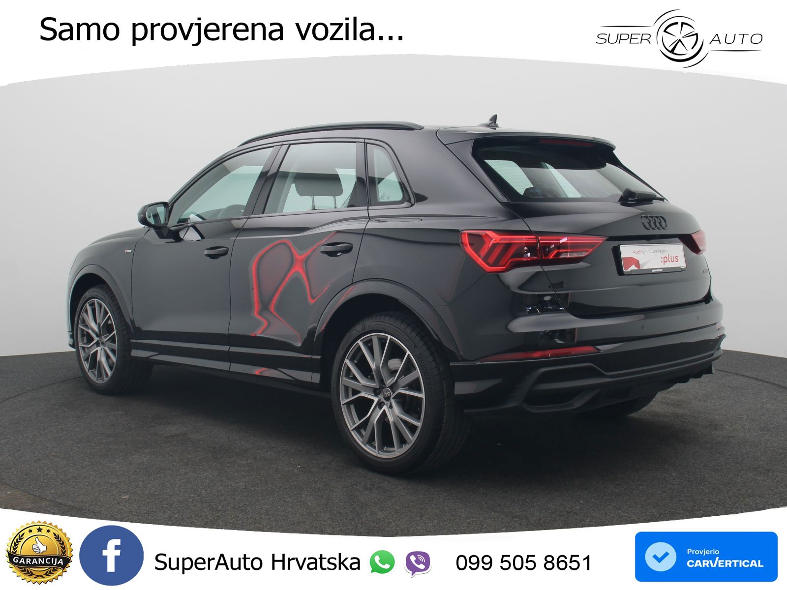 Audi Q3 40 TFSI (190 KS) quattro S tronic S line LED+GR SJED+ACC