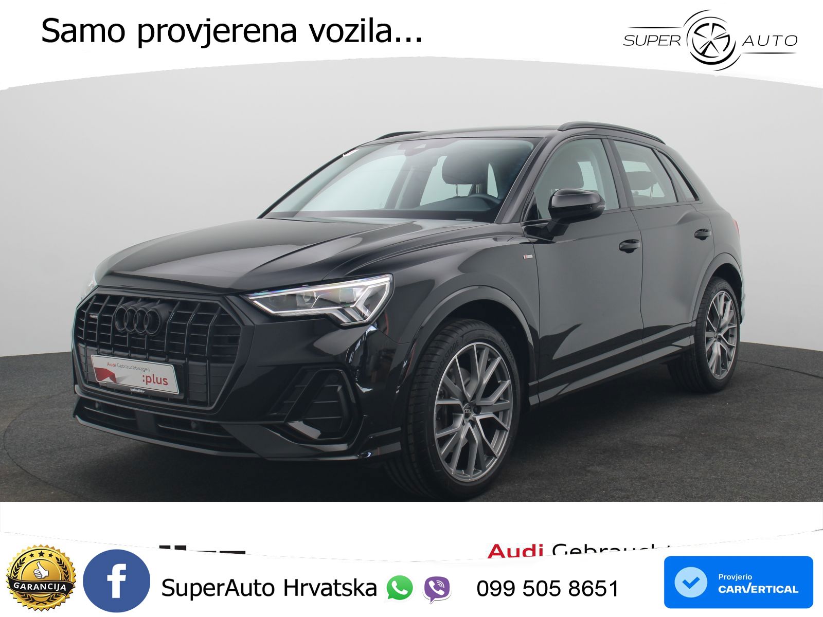 Audi Q3 40 TFSI (190 KS) quattro S tronic S line LED+GR SJED+ACC