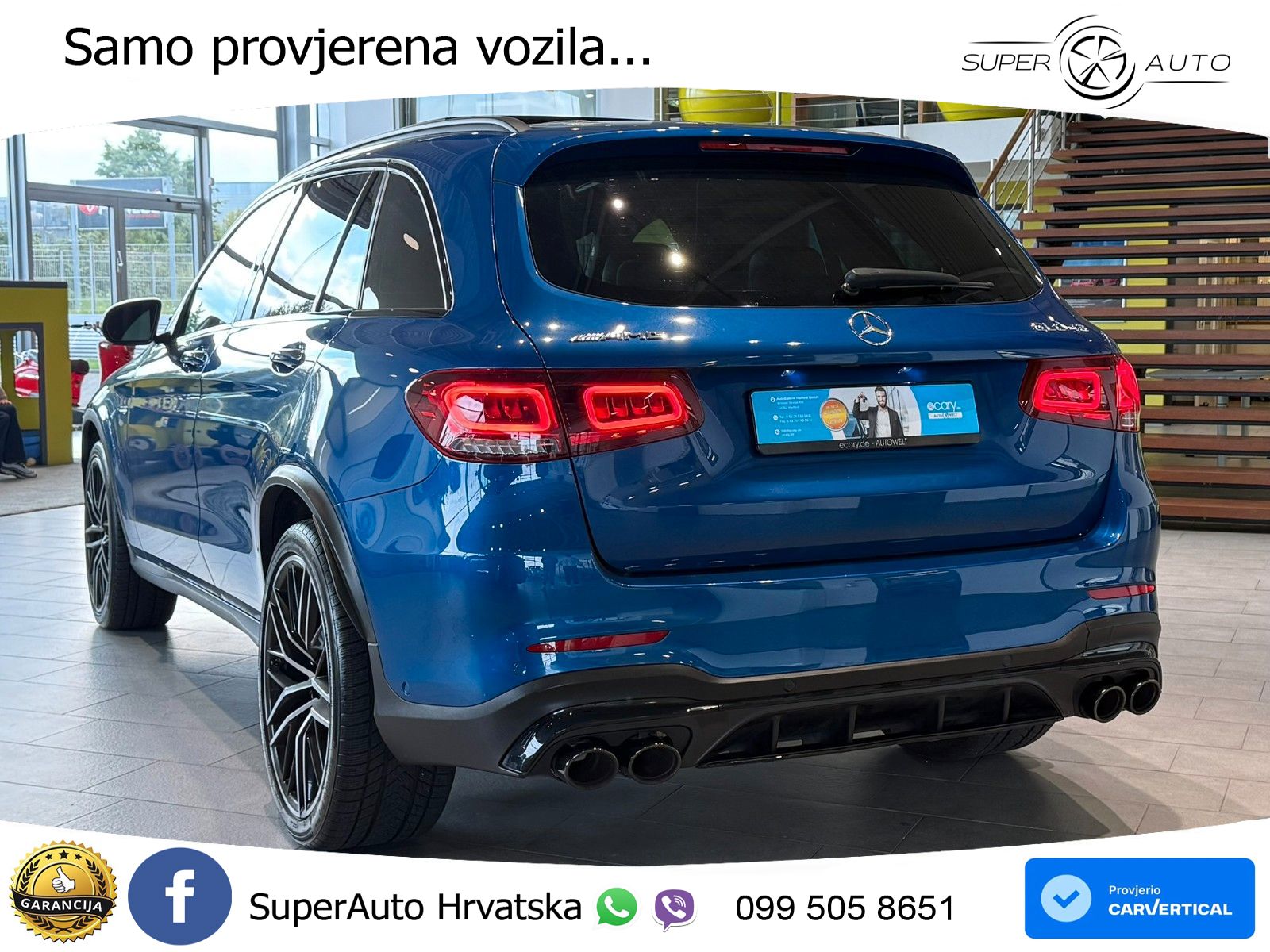 Mercedes AMG GLC 43 V6 (390 KS) 4MATIC TCT LED+GR SJED+ACC