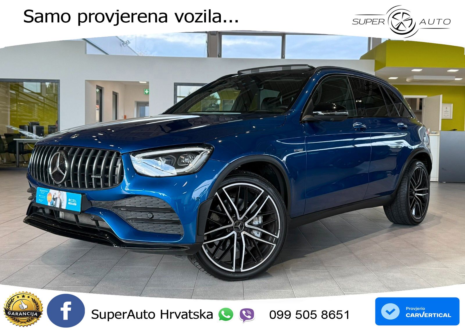 Mercedes AMG GLC 43 V6 (390 KS) 4MATIC TCT LED+GR SJED+ACC