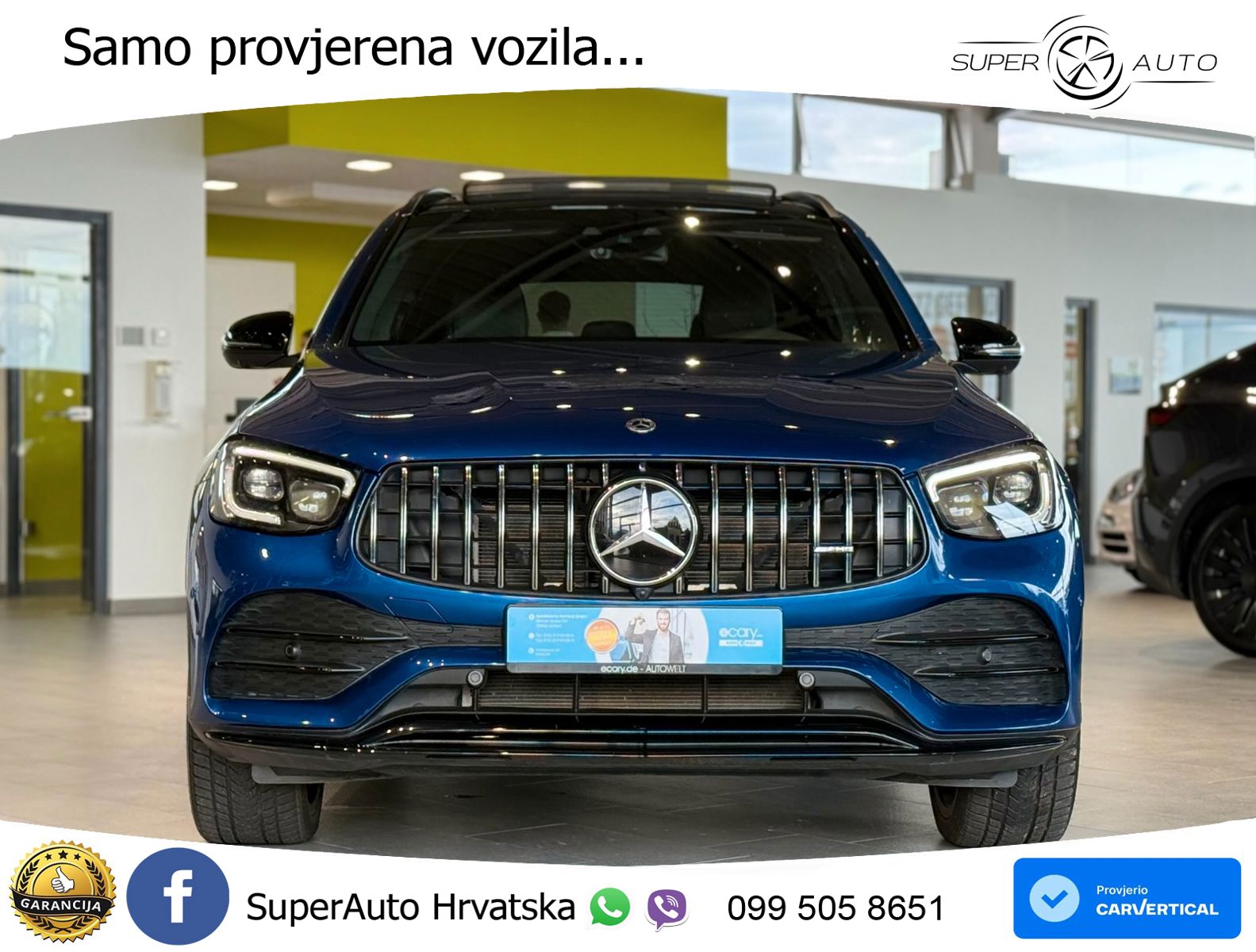 Mercedes AMG GLC 43 V6 (390 KS) 4MATIC TCT LED+GR SJED+ACC