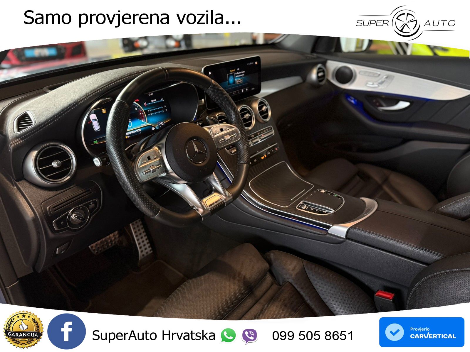 Mercedes AMG GLC 43 V6 (390 KS) 4MATIC TCT LED+GR SJED+ACC