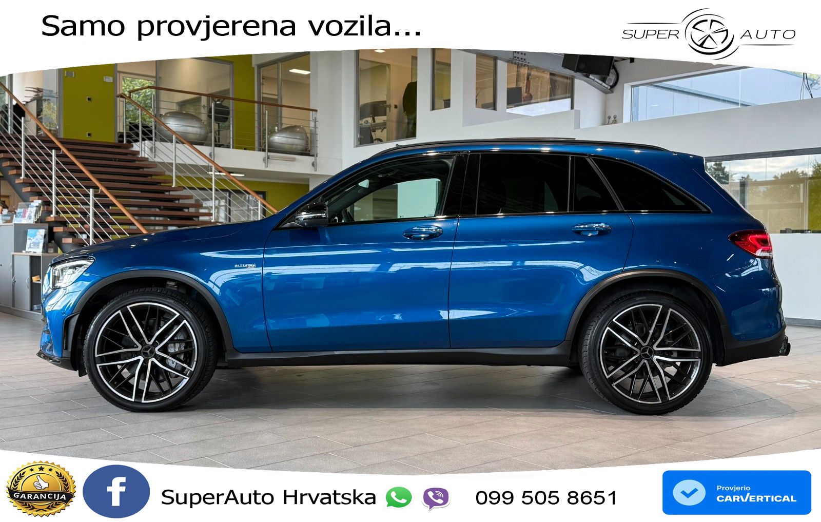 Mercedes AMG GLC 43 V6 (390 KS) 4MATIC TCT LED+GR SJED+ACC
