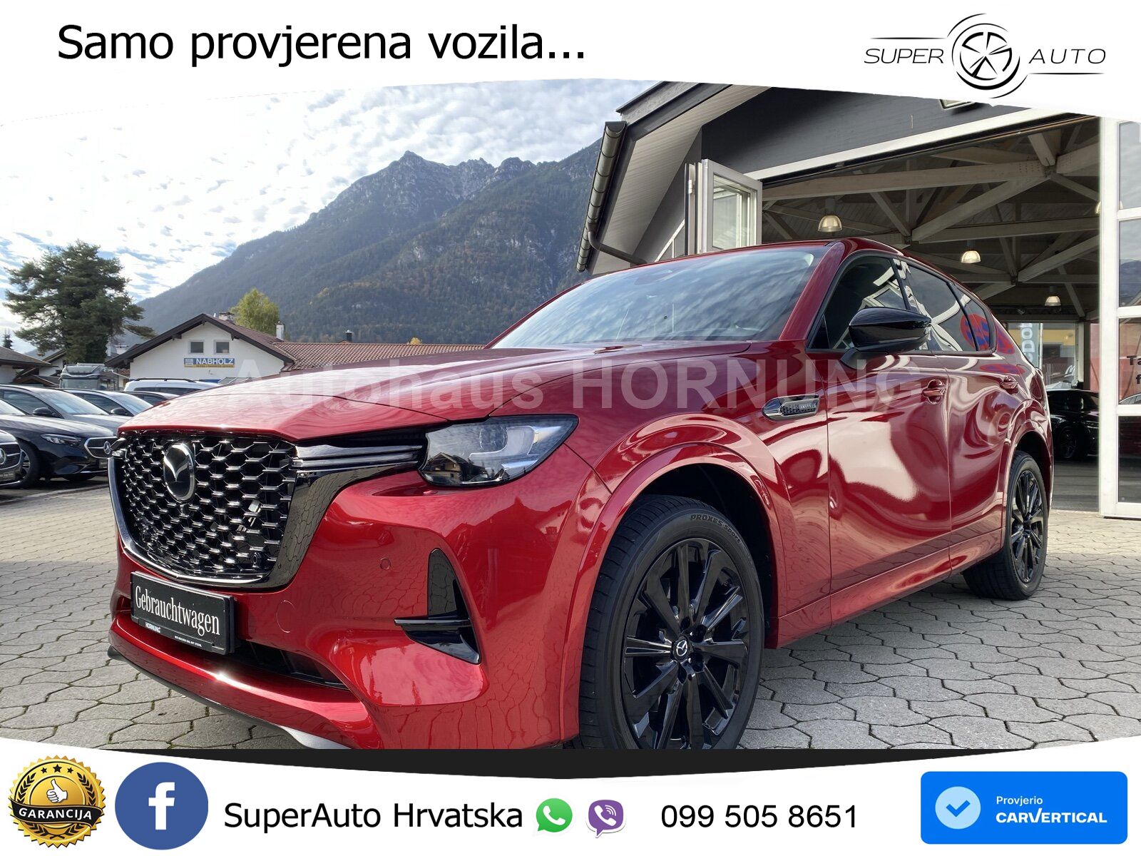 Mazda CX-60 3.3 e-Skyactiv D (254 KS) AWD Automatic ZRAČNI+ACC+4xGR SJED+KAM